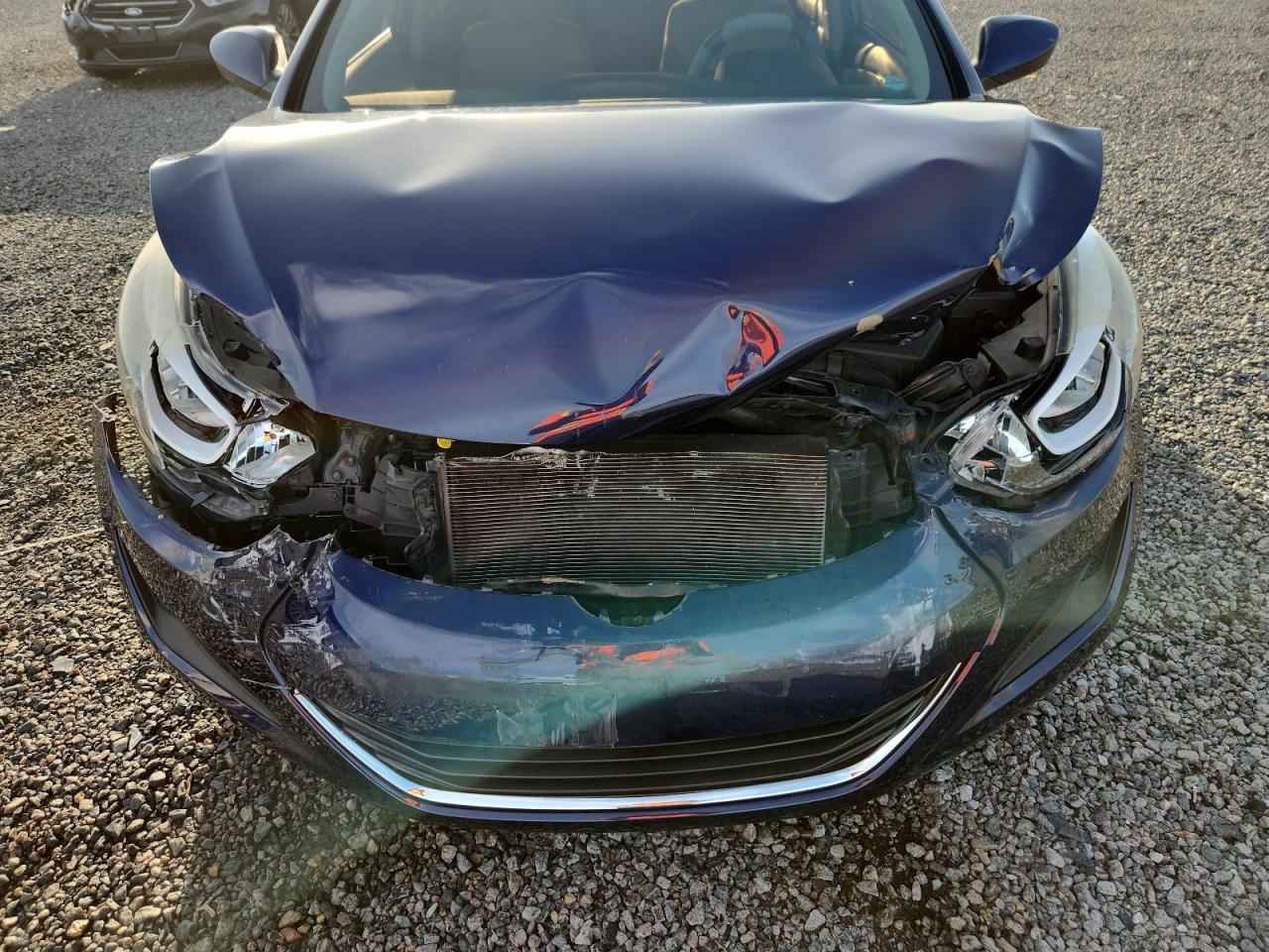 2014 Hyundai Elantra Se Blue vin: 5NPDH4AE6EH468918