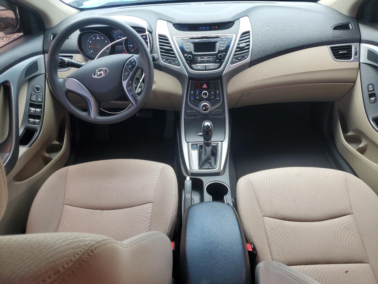 2014 Hyundai Elantra Se Blue vin: 5NPDH4AE6EH468918