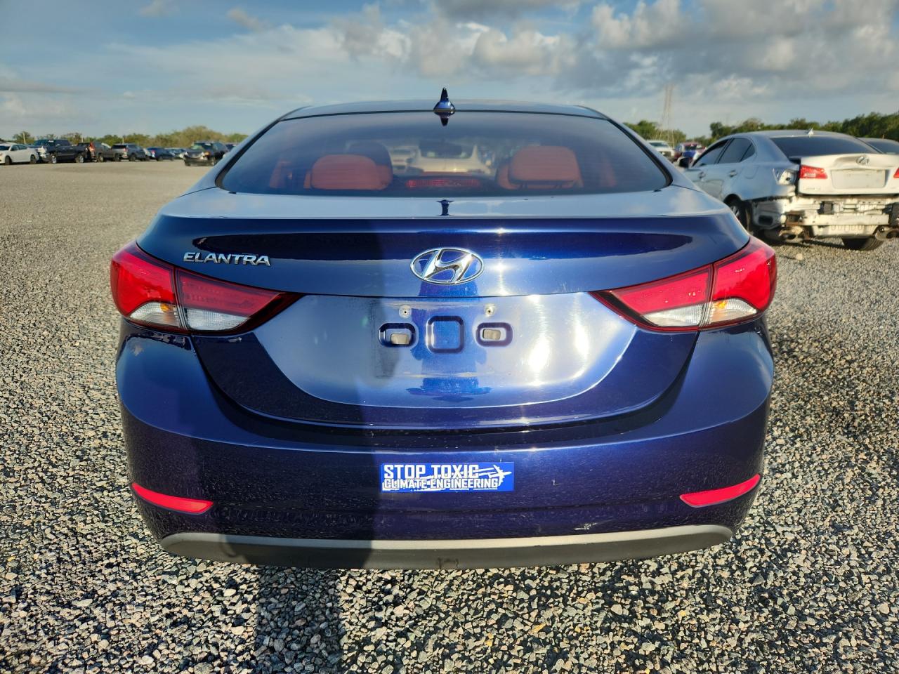 2014 Hyundai Elantra Se Blue vin: 5NPDH4AE6EH468918