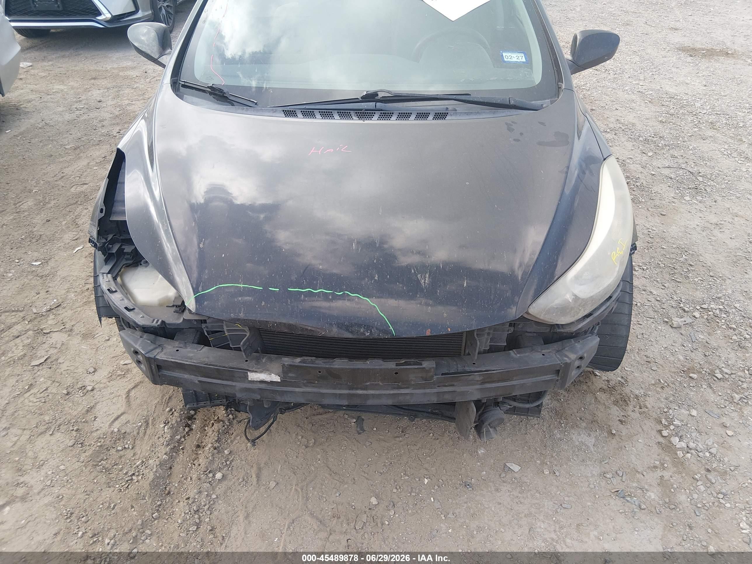 2014 Hyundai Elantra Se Black vin: 5NPDH4AE6EH471771