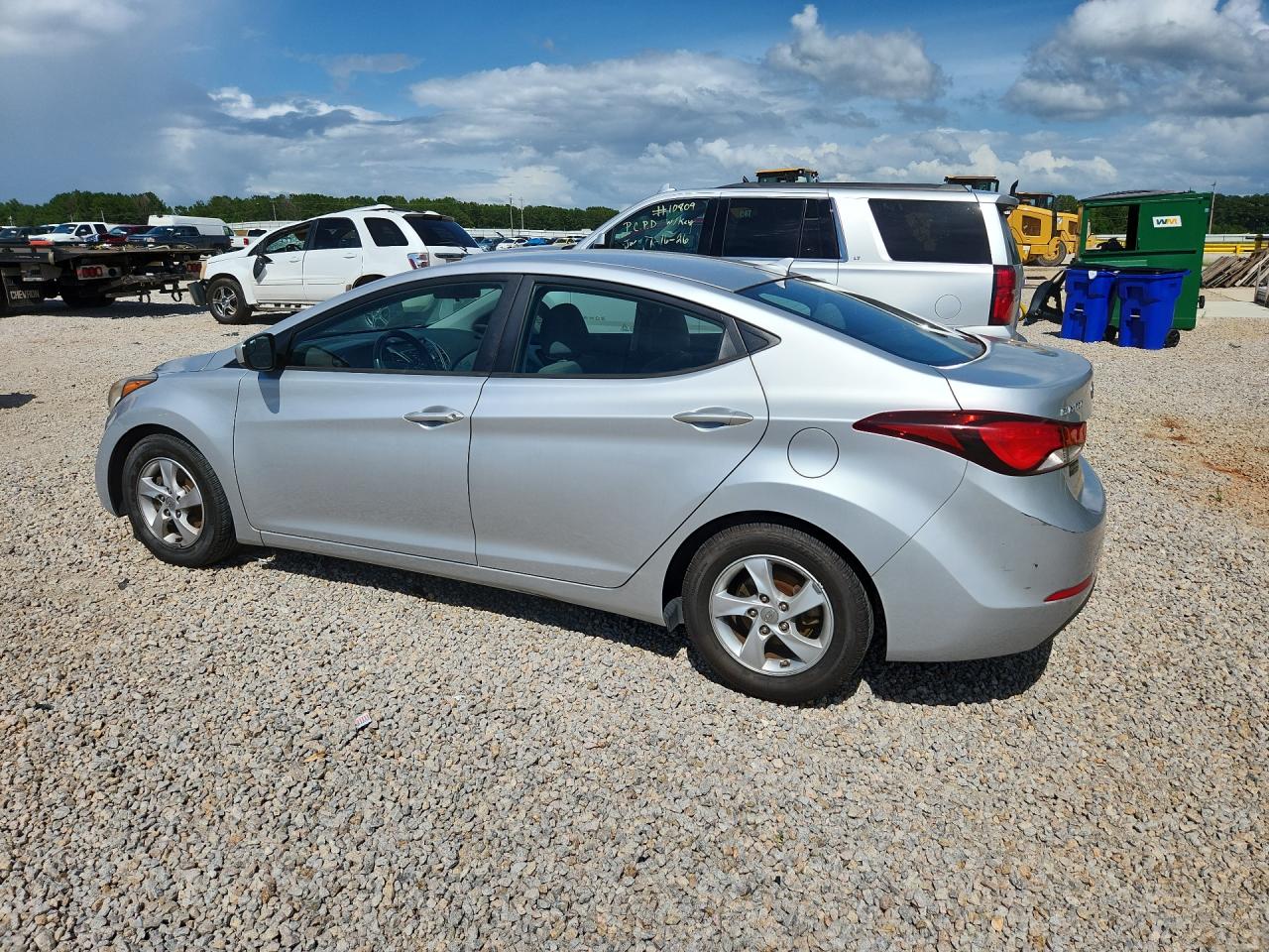 2014 Hyundai Elantra Se Silver vin: 5NPDH4AE6EH477988