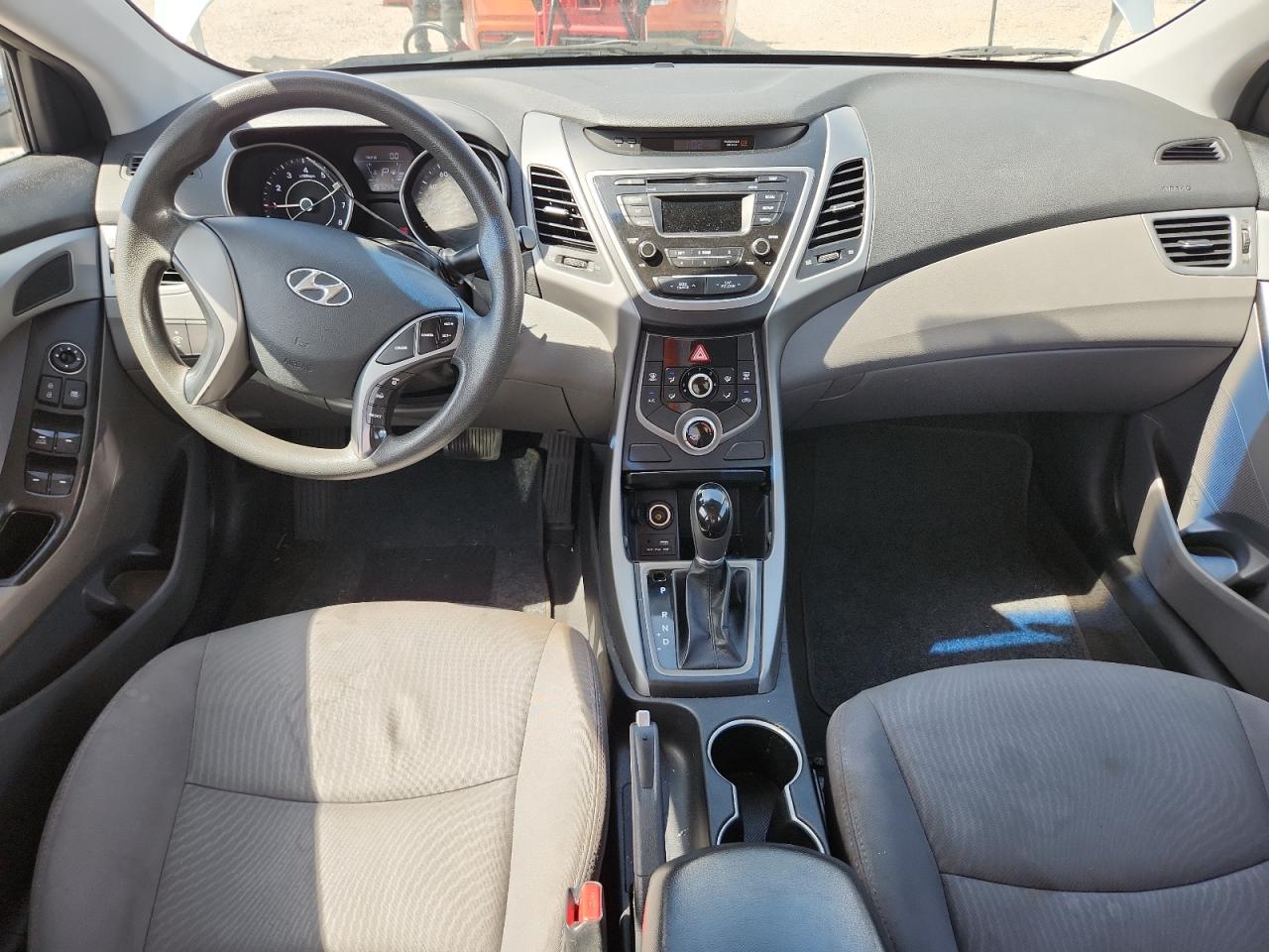 2014 Hyundai Elantra Se Silver vin: 5NPDH4AE6EH477988