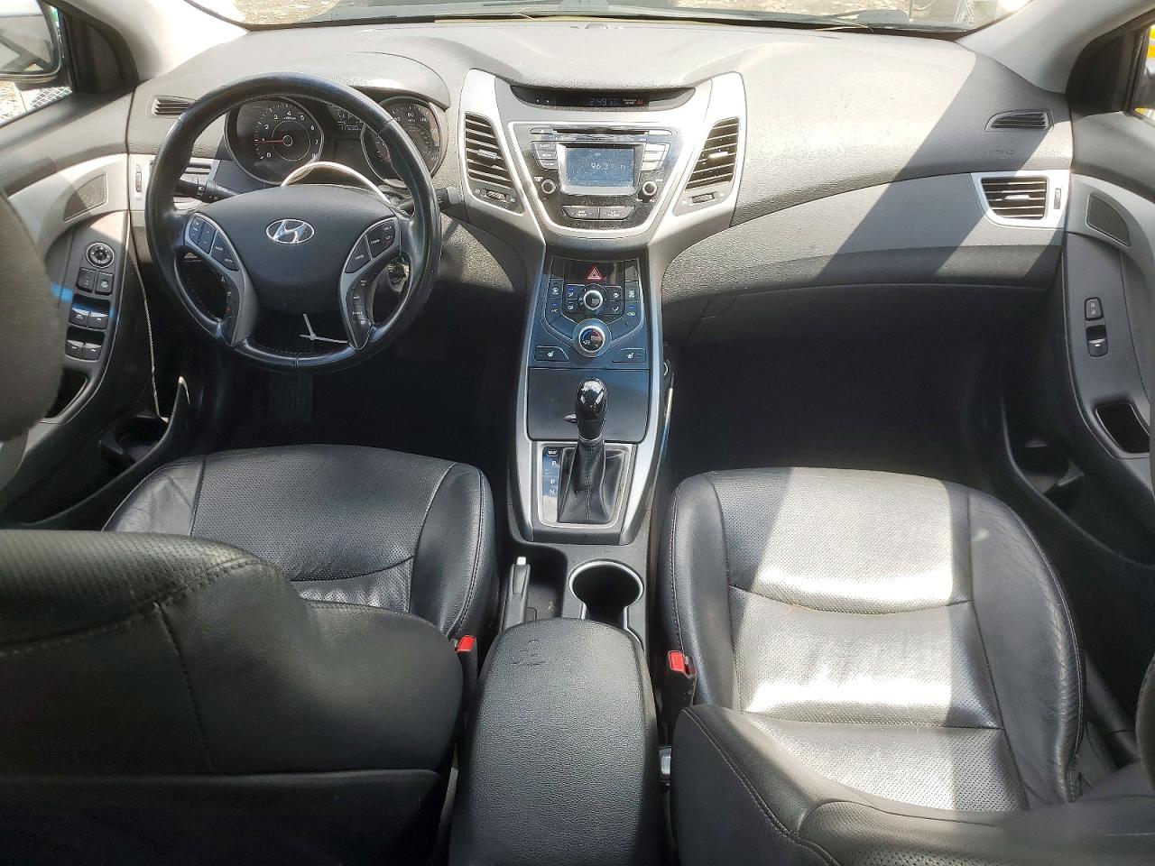 2014 Hyundai Elantra Limited Silver vin: 5NPDH4AE6EH478445