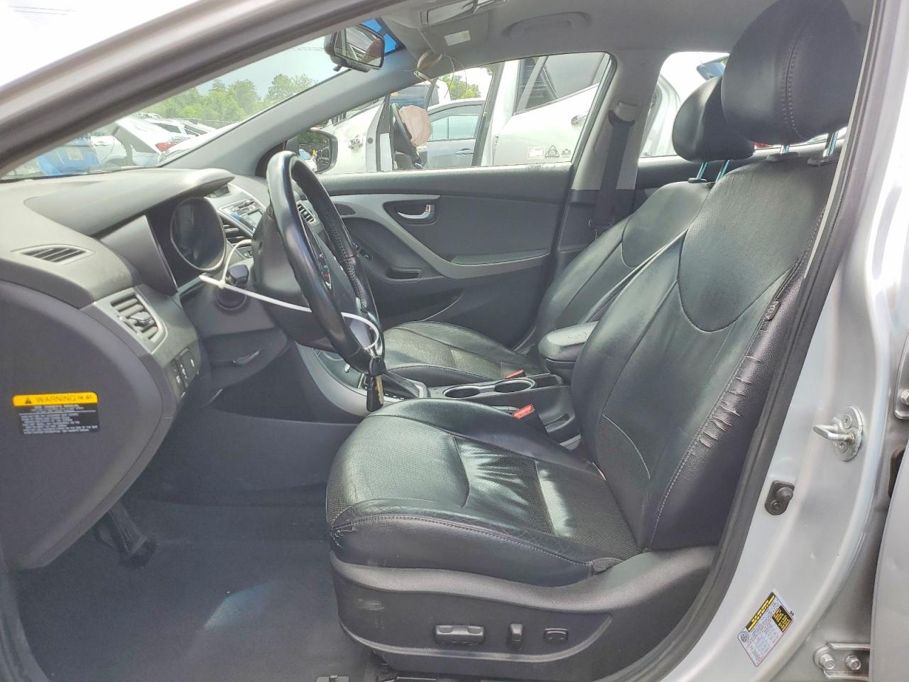 2014 Hyundai Elantra Limited Silver vin: 5NPDH4AE6EH478445