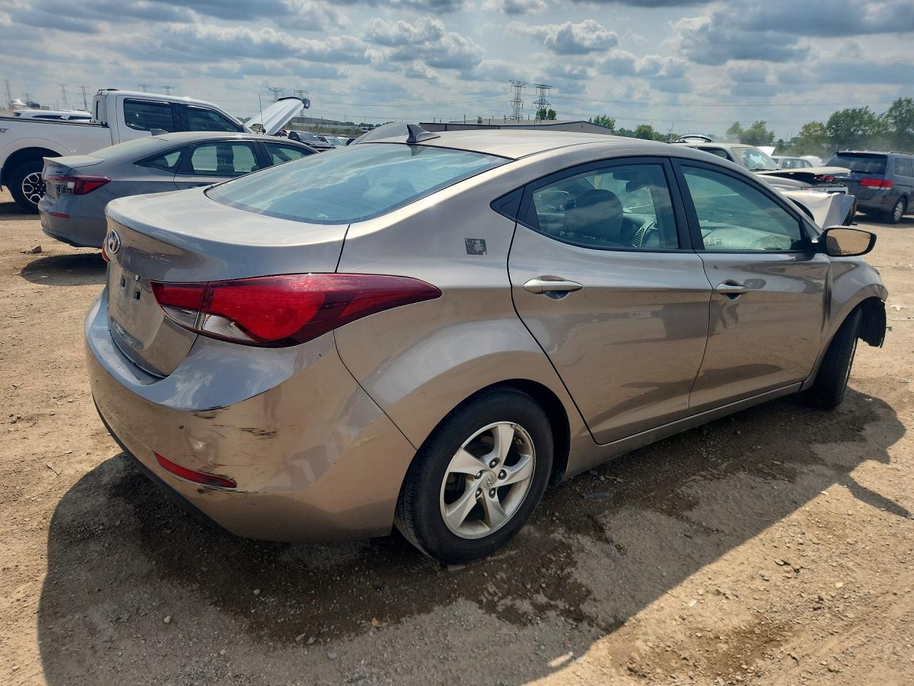 2014 Hyundai Elantra Se Tan vin: 5NPDH4AE6EH481264