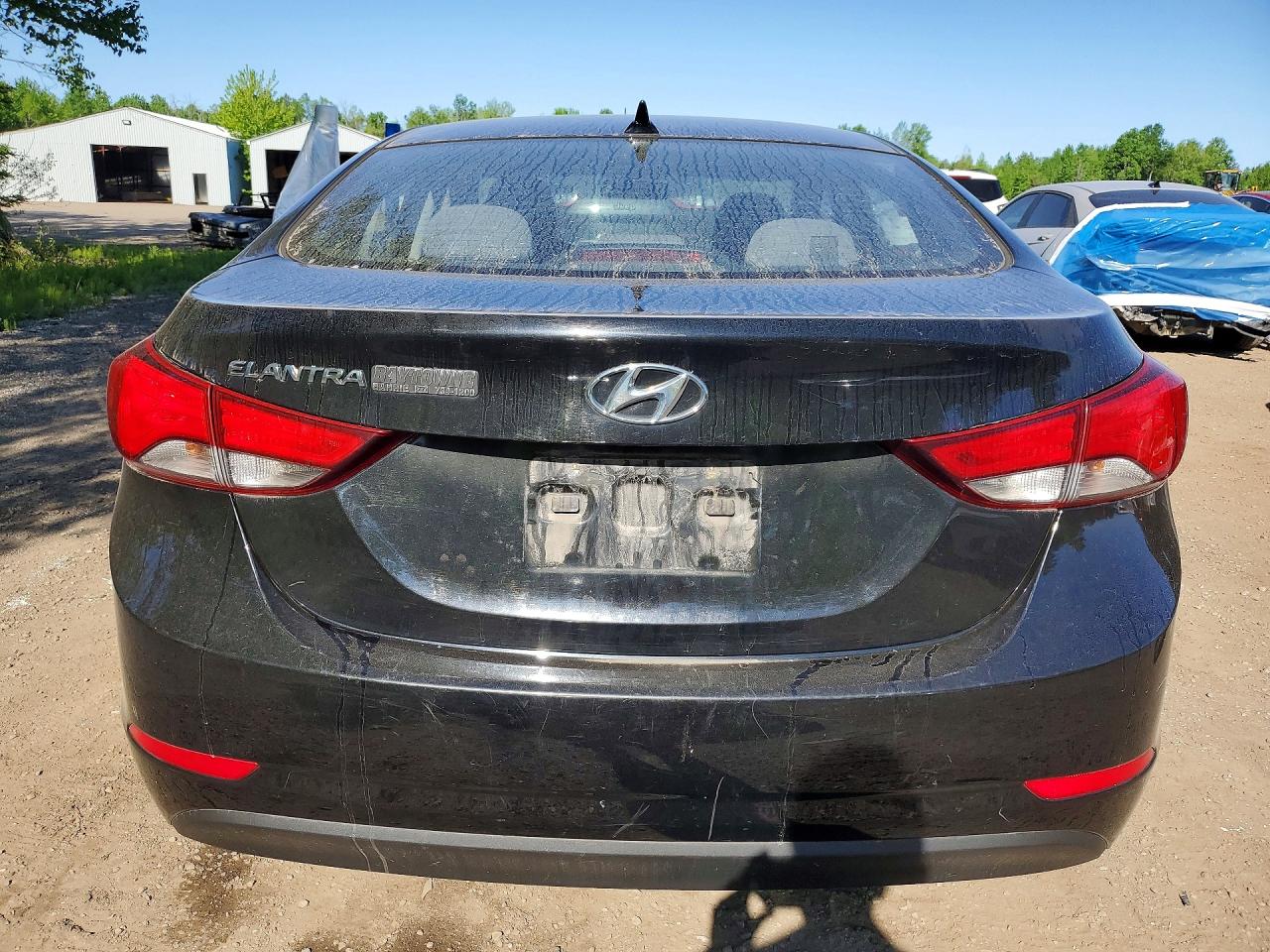 2014 Hyundai Elantra Se Black vin: 5NPDH4AE6EH482642