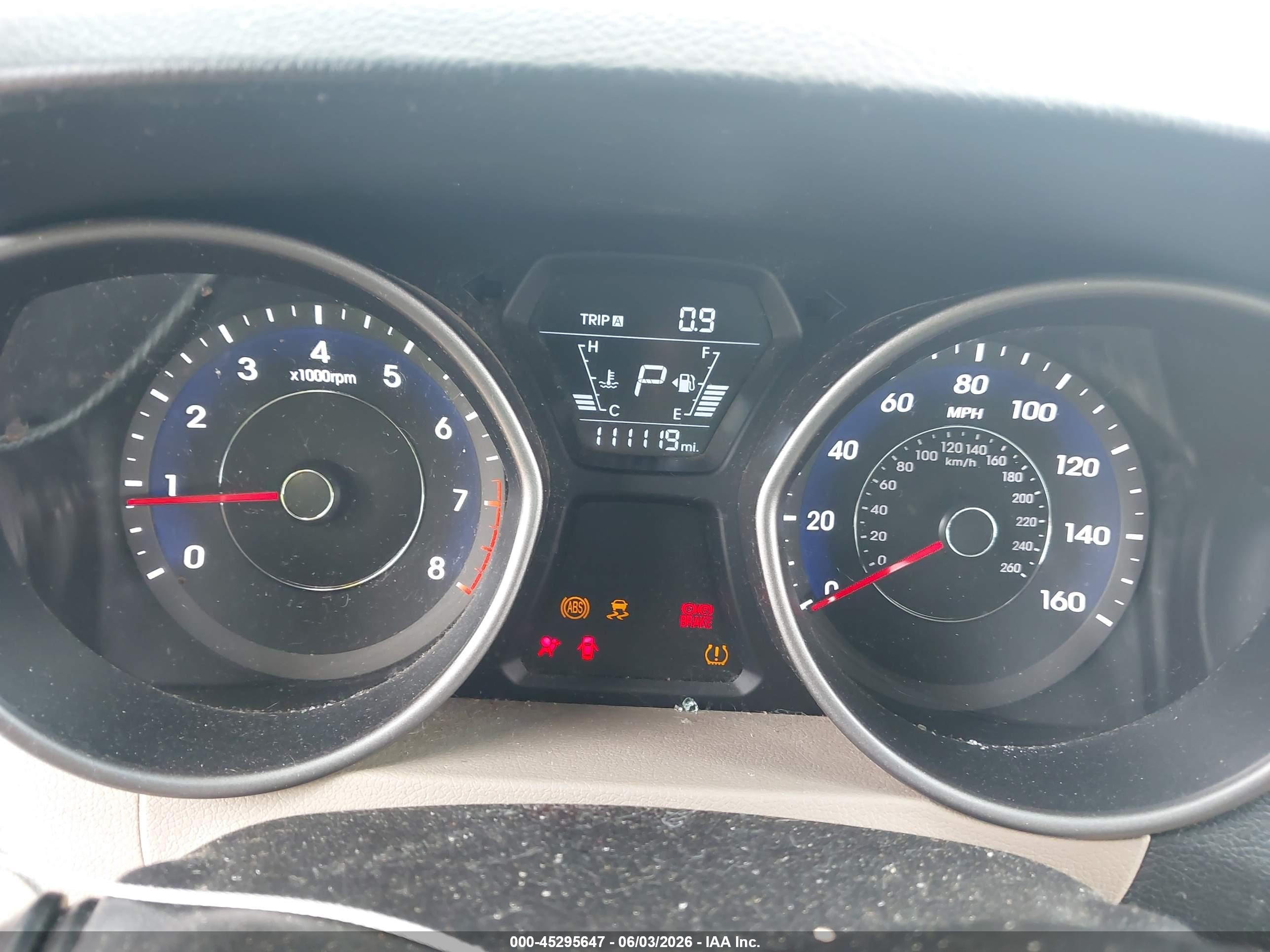 2014 Hyundai Elantra Limited Blue vin: 5NPDH4AE6EH483404
