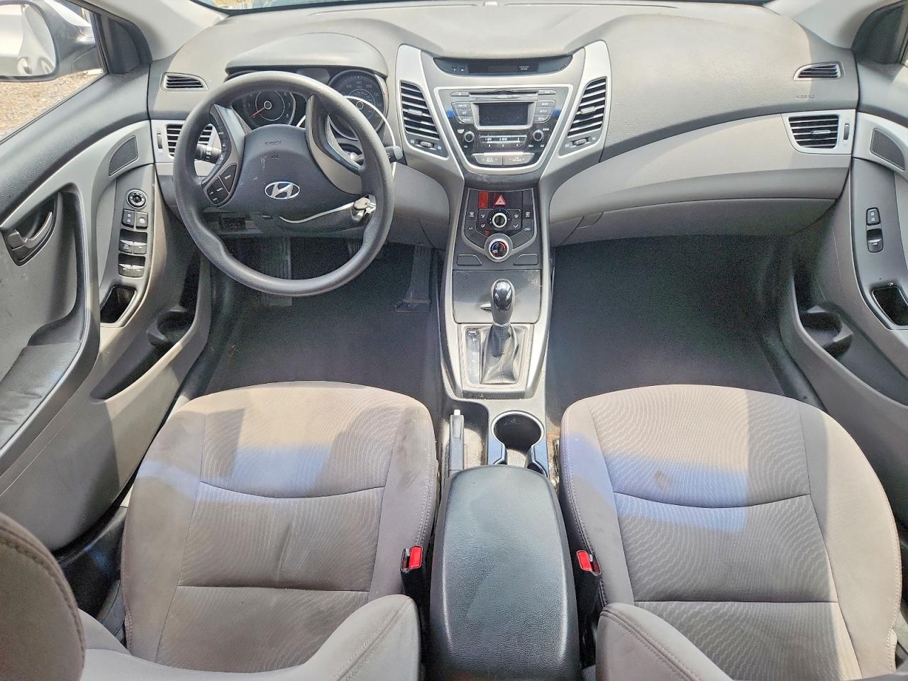 2014 Hyundai Elantra Se Silver vin: 5NPDH4AE6EH486982