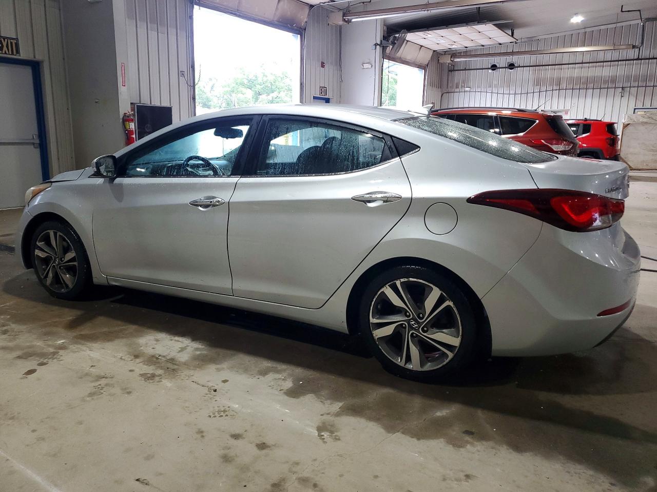 2014 Hyundai Elantra Limited Белый vin: 5NPDH4AE6EH488795