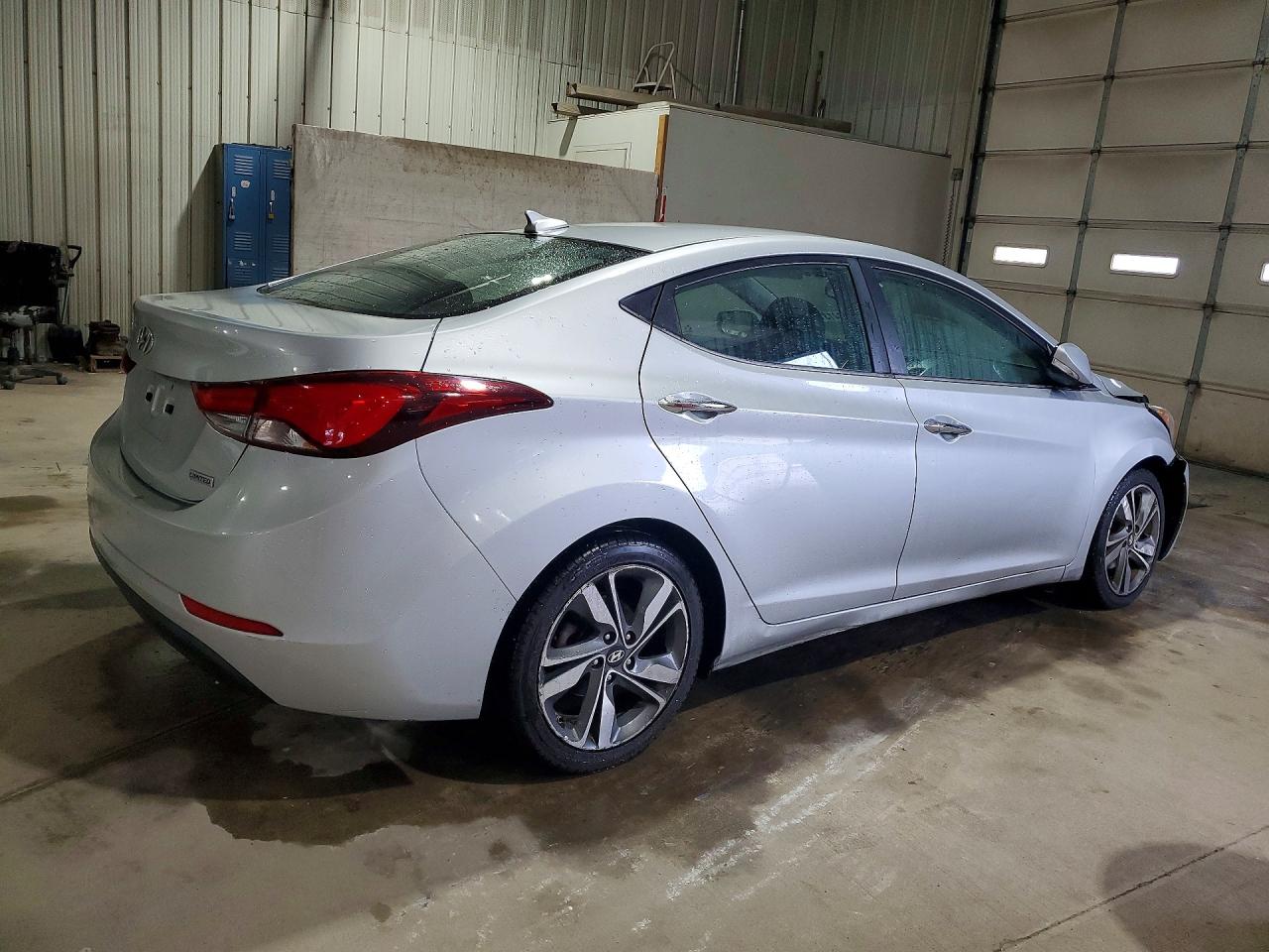 2014 Hyundai Elantra Limited Белый vin: 5NPDH4AE6EH488795