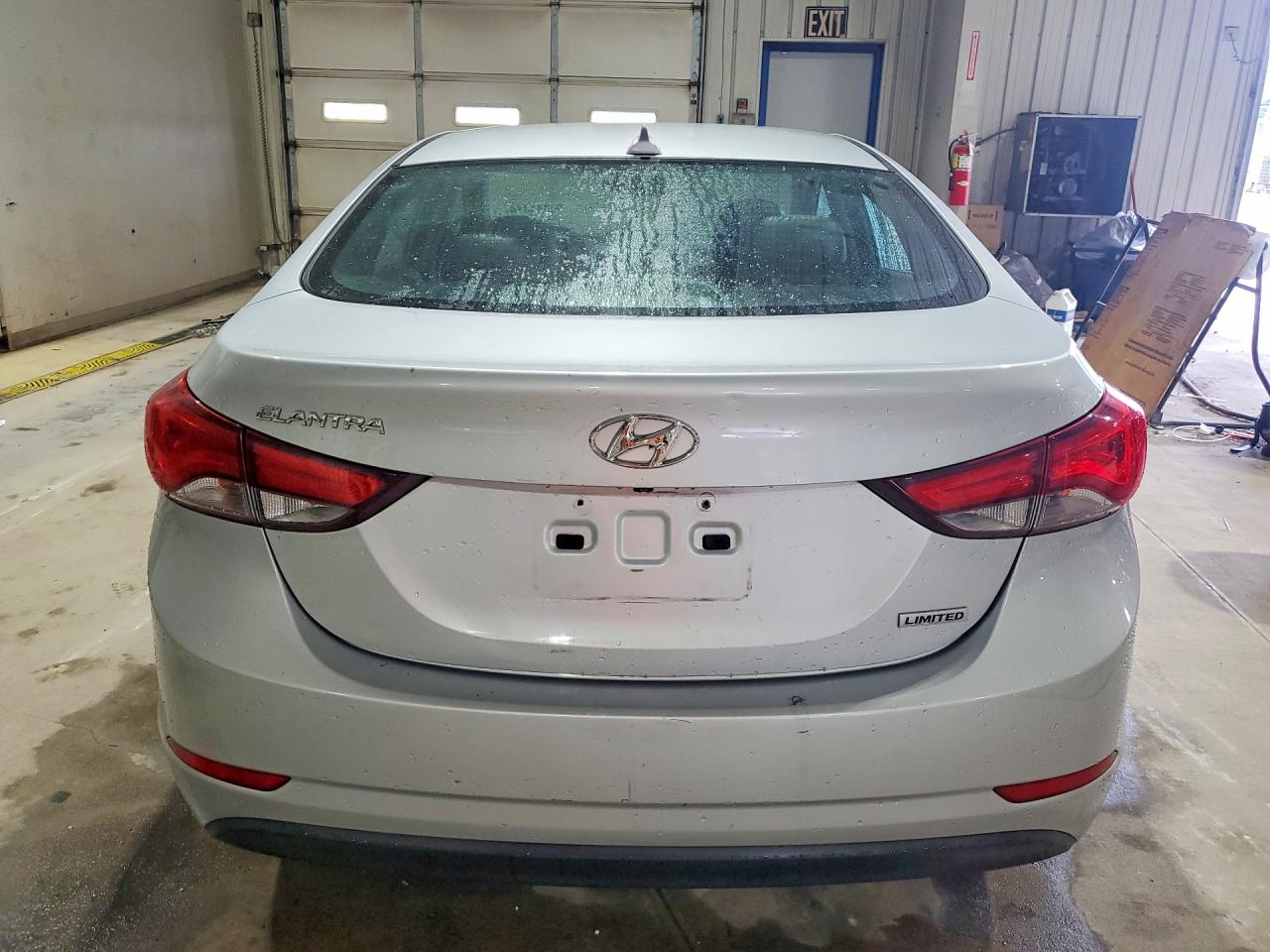 2014 Hyundai Elantra Limited Белый vin: 5NPDH4AE6EH488795