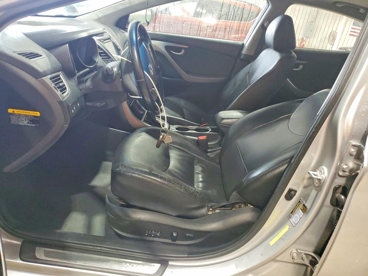 2014 Hyundai Elantra Limited Белый vin: 5NPDH4AE6EH488795