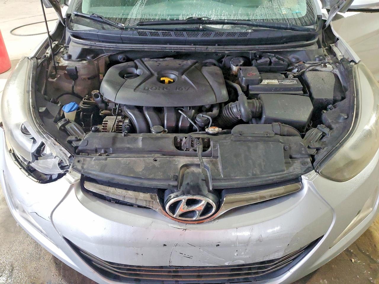 2014 Hyundai Elantra Limited Белый vin: 5NPDH4AE6EH488795