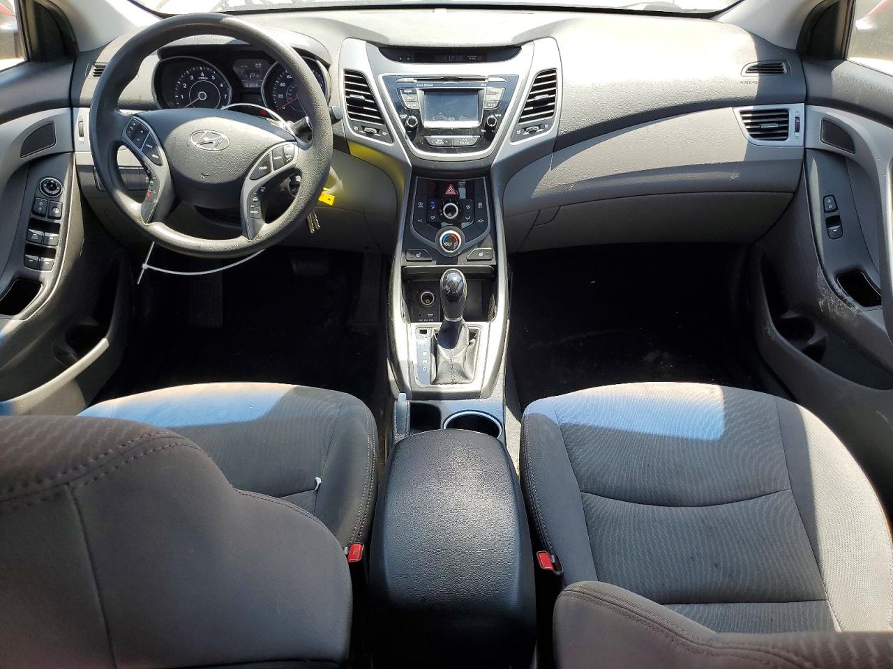 2014 Hyundai Elantra Se Red vin: 5NPDH4AE6EH496430