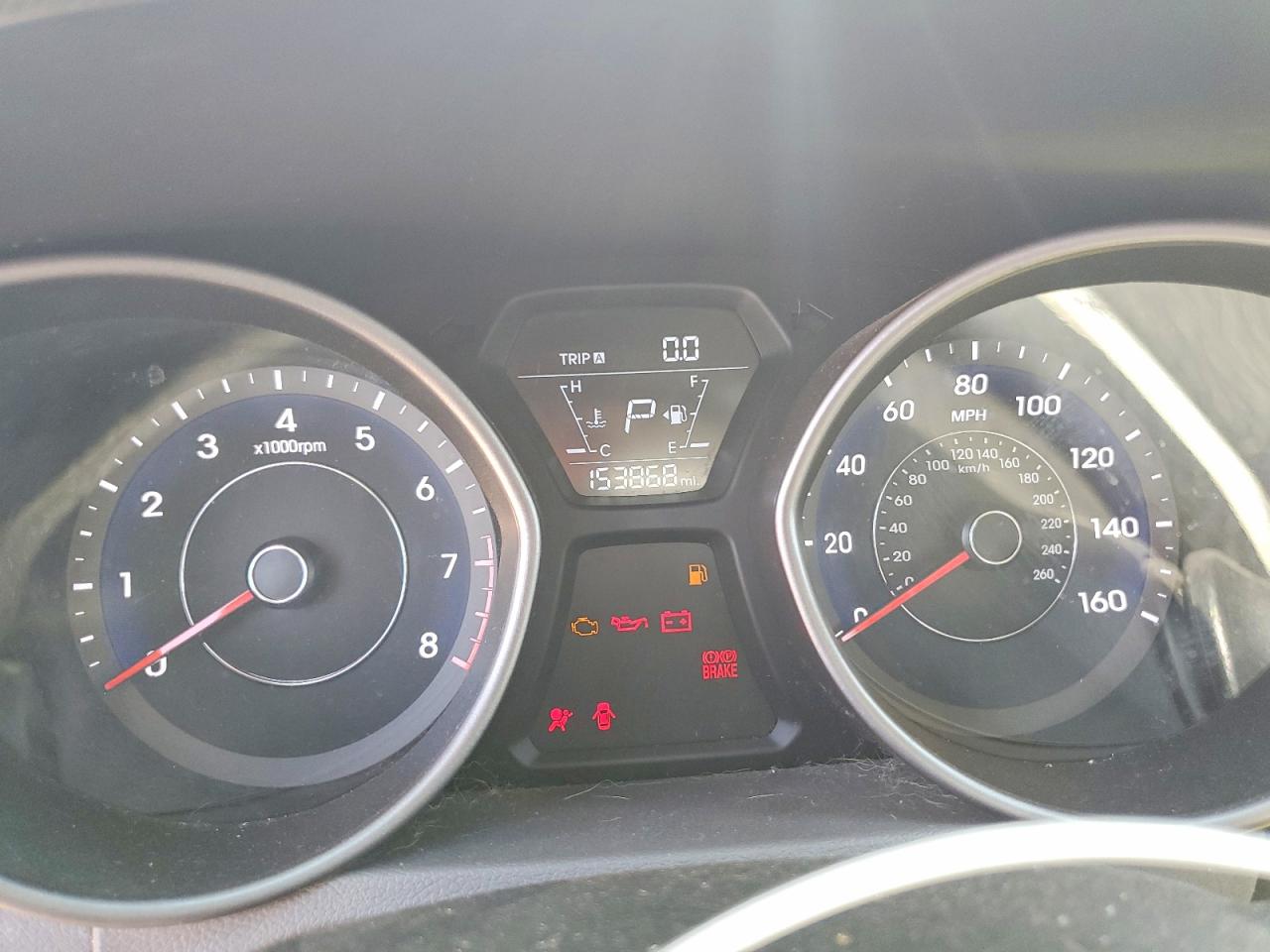 2014 Hyundai Elantra Se Red vin: 5NPDH4AE6EH496430