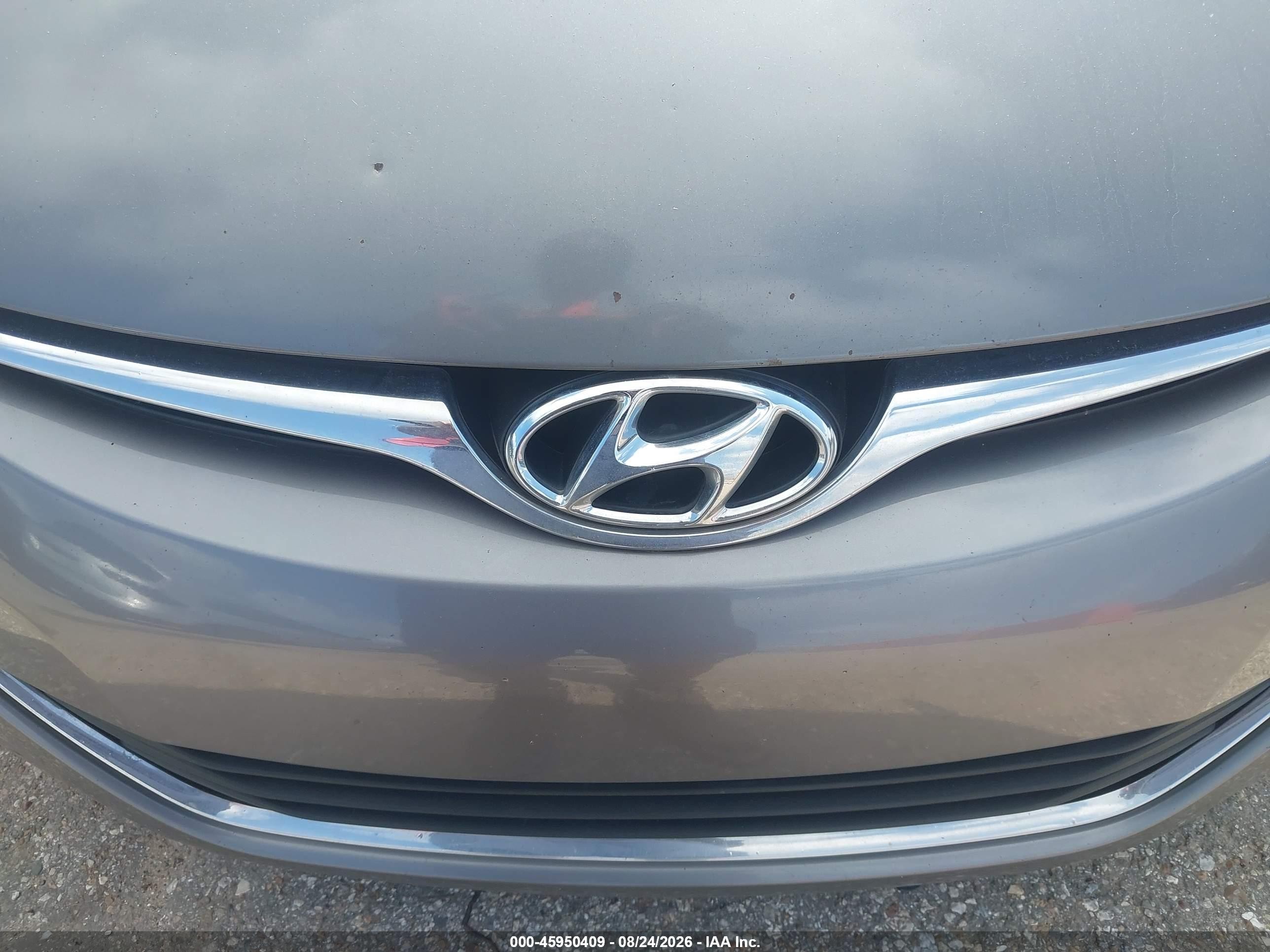 2014 Hyundai Elantra Se Gray vin: 5NPDH4AE6EH499456