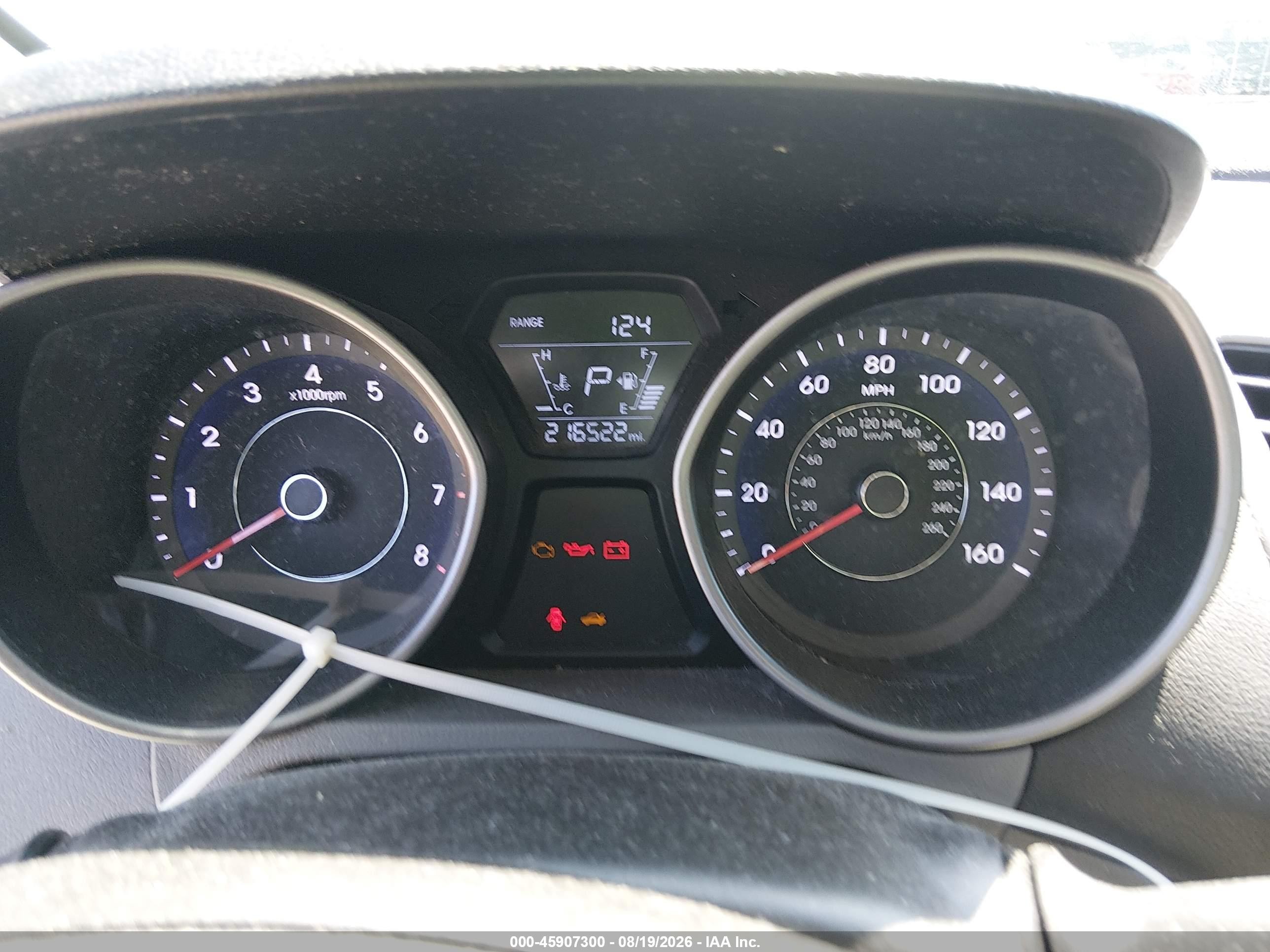 2014 Hyundai Elantra Se Gray vin: 5NPDH4AE6EH502372