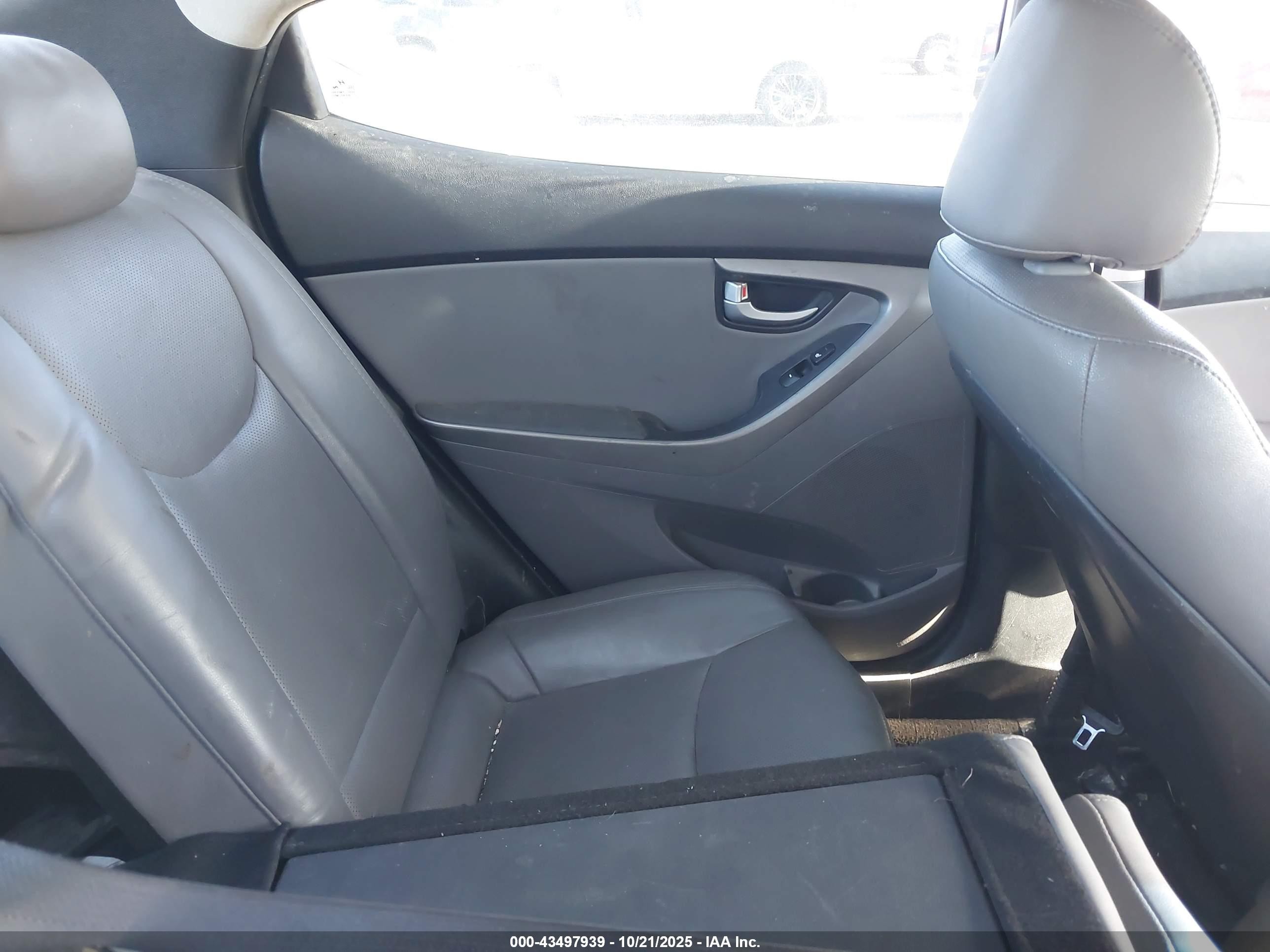2014 Hyundai Elantra Limited Серебряный vin: 5NPDH4AE6EH503117