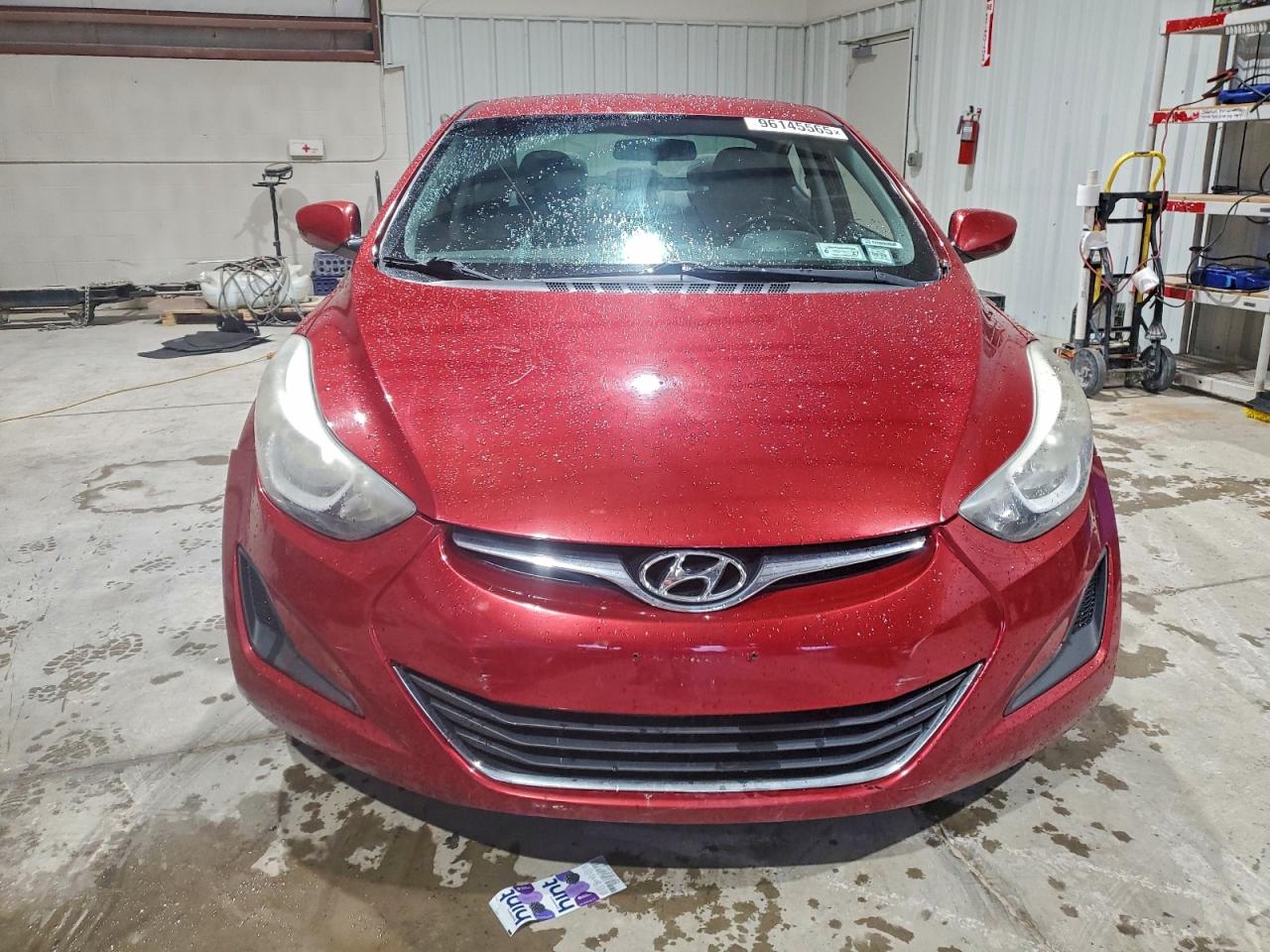 2014 Hyundai Elantra Se Red vin: 5NPDH4AE6EH503313