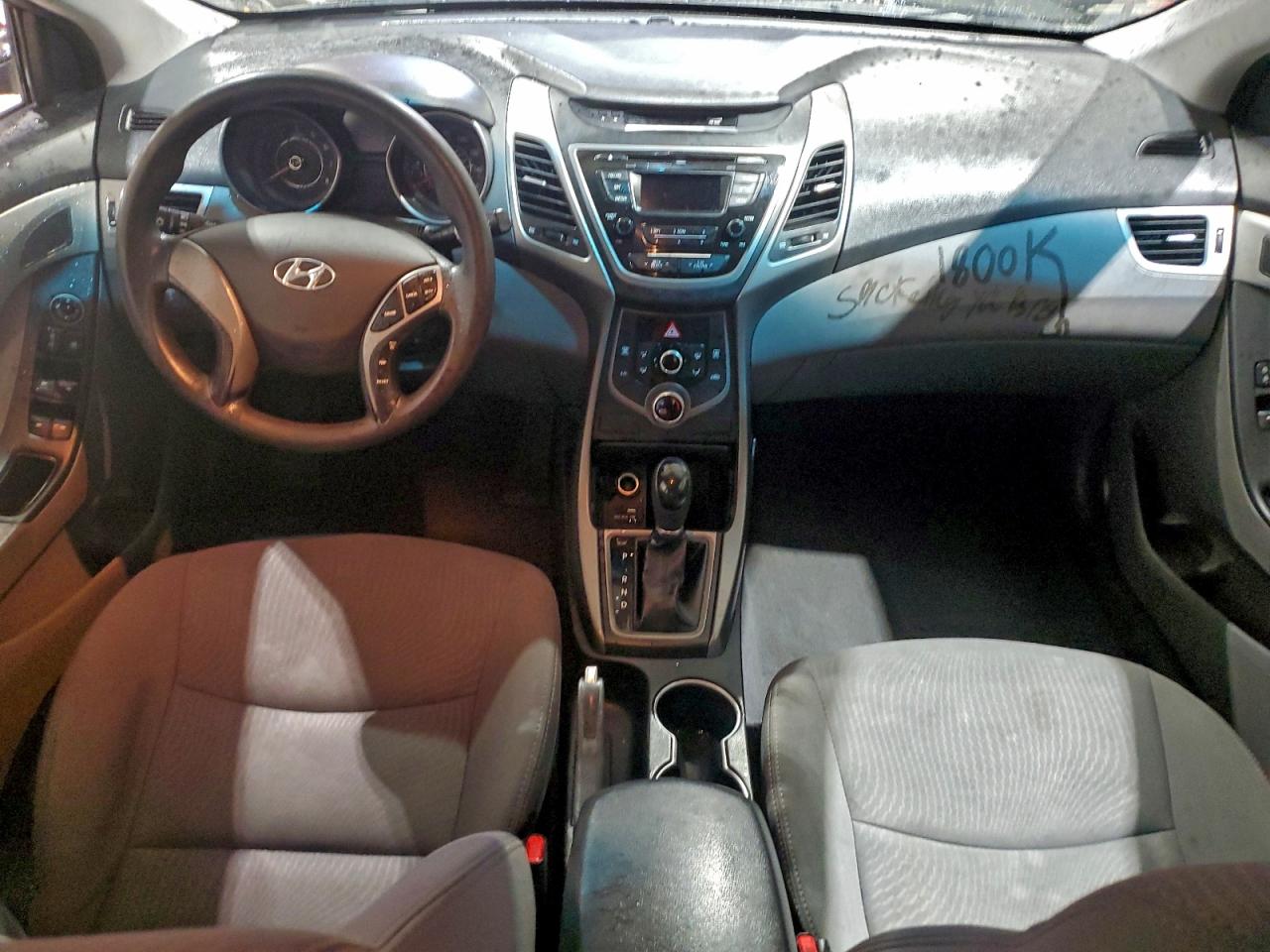 2014 Hyundai Elantra Se Red vin: 5NPDH4AE6EH503313
