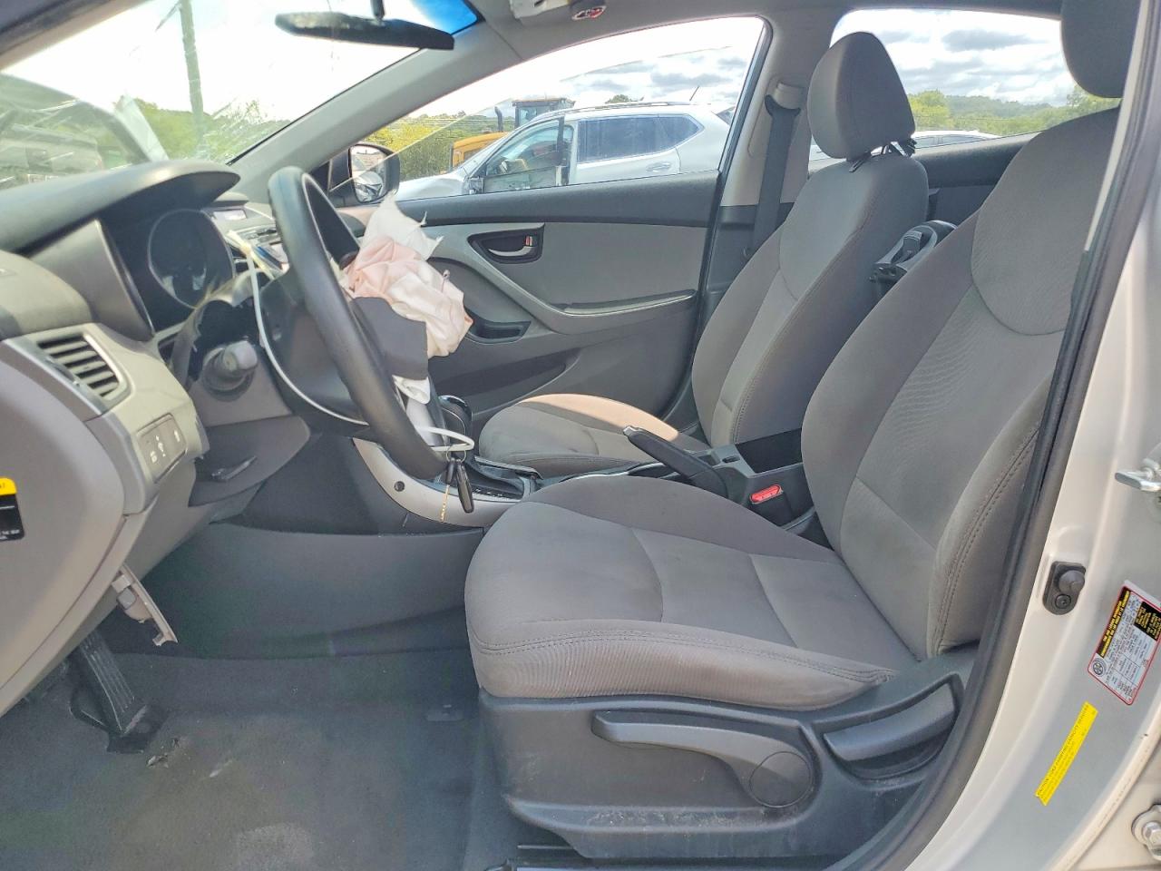 2014 Hyundai Elantra Se Silver vin: 5NPDH4AE6EH507202