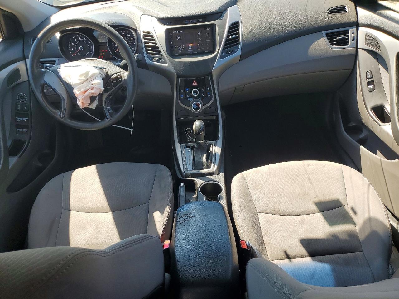 2014 Hyundai Elantra Se White vin: 5NPDH4AE6EH507393