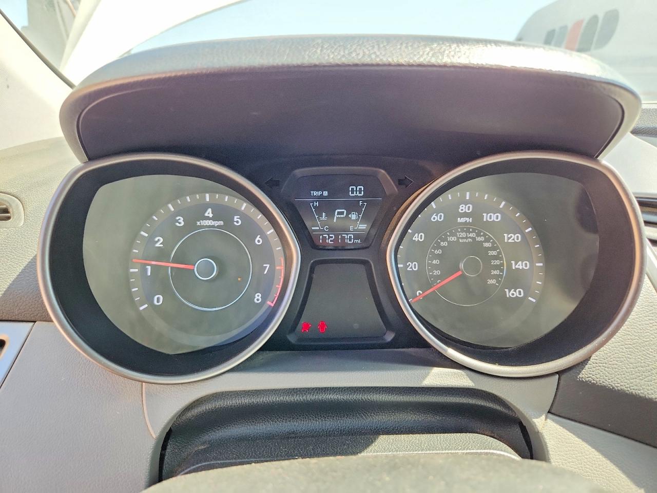 2014 Hyundai Elantra Se White vin: 5NPDH4AE6EH507846