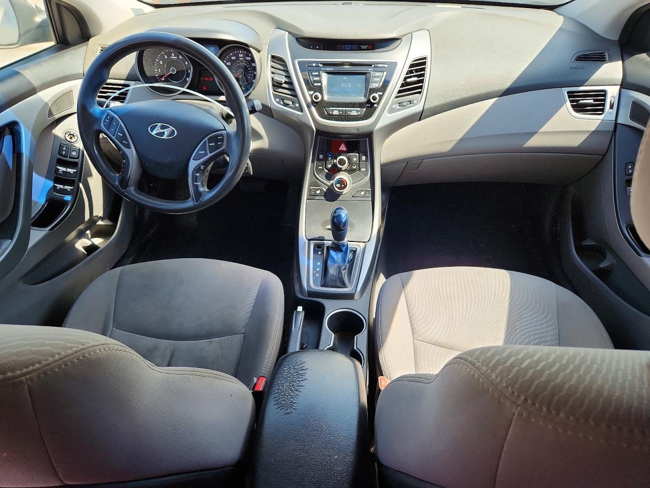 2014 Hyundai Elantra Se White vin: 5NPDH4AE6EH507846