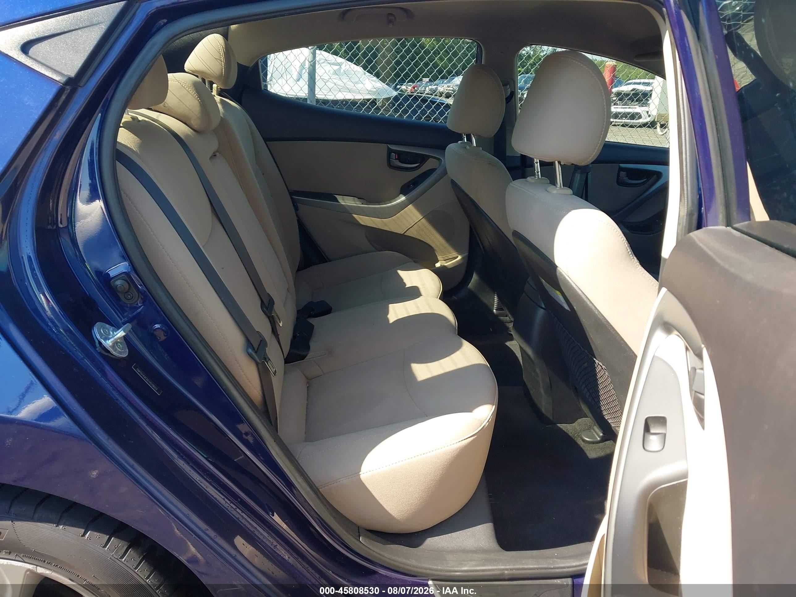 2014 Hyundai Elantra Se Blue vin: 5NPDH4AE6EH510603