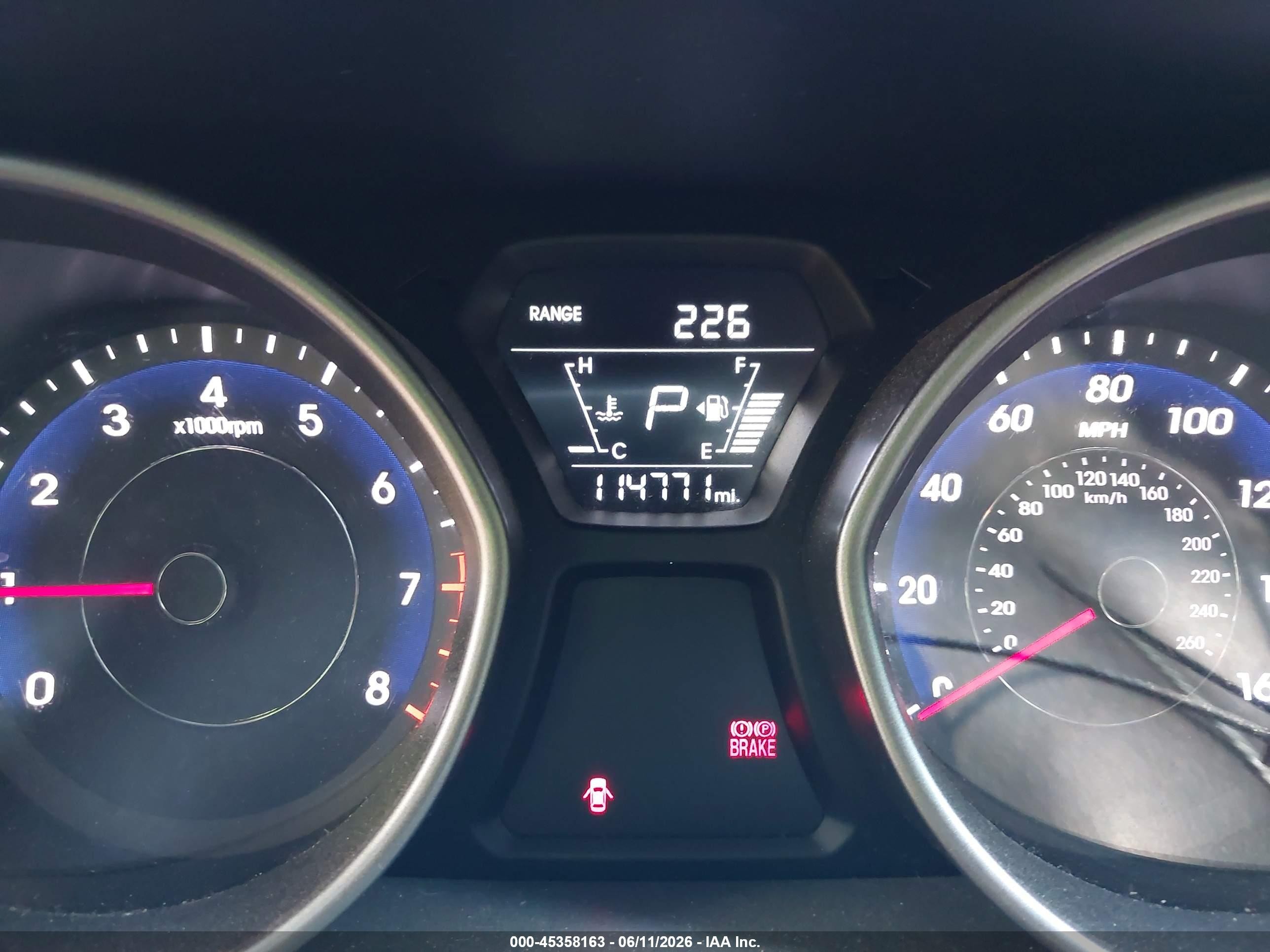 2014 Hyundai Elantra Se Gray vin: 5NPDH4AE6EH515199