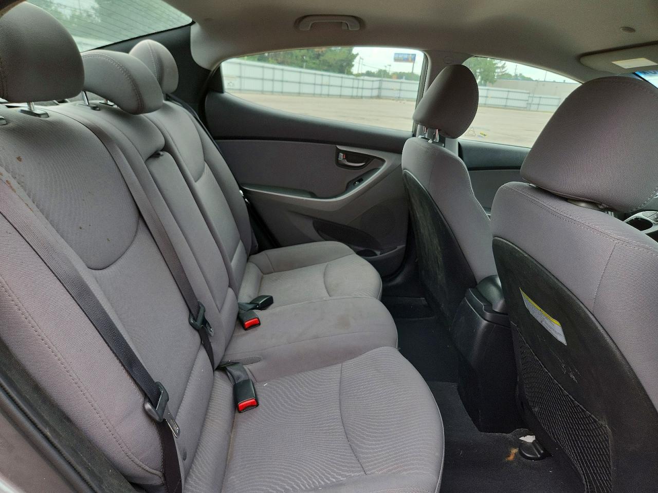 2014 Hyundai Elantra Se Gray vin: 5NPDH4AE6EH515509