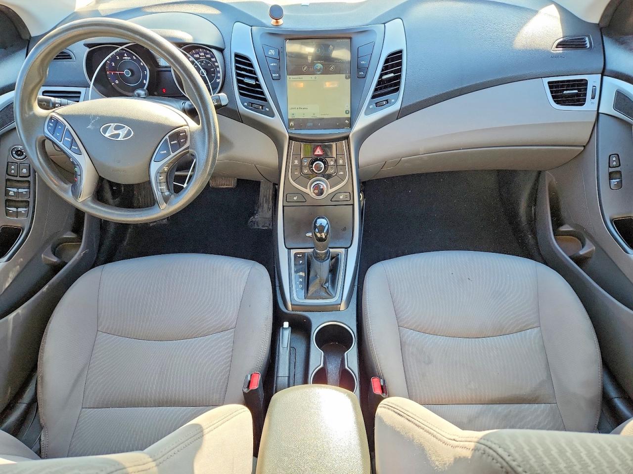 2014 Hyundai Elantra Se White vin: 5NPDH4AE6EH515896