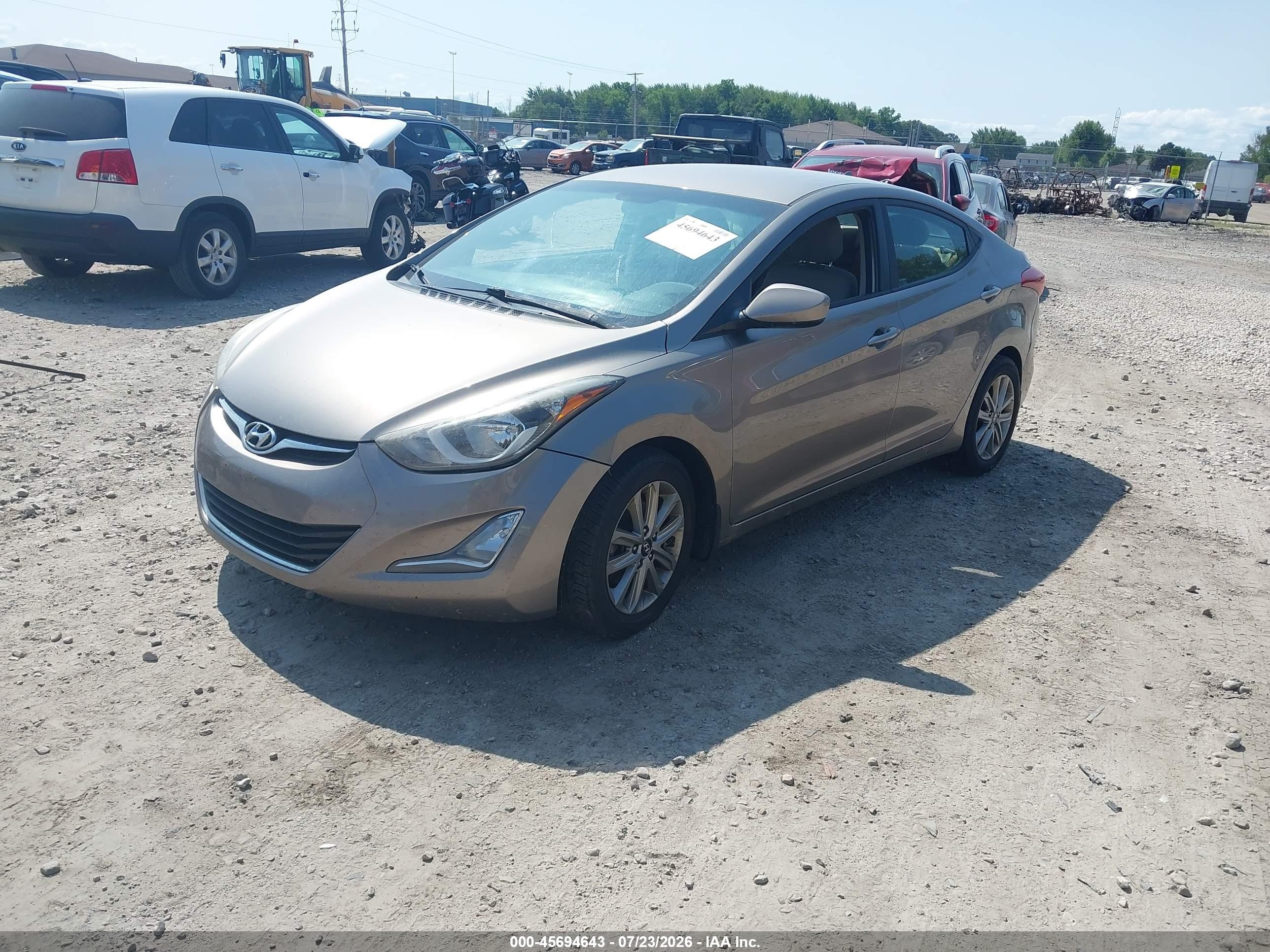 2014 Hyundai Elantra Se Gold vin: 5NPDH4AE6EH516255