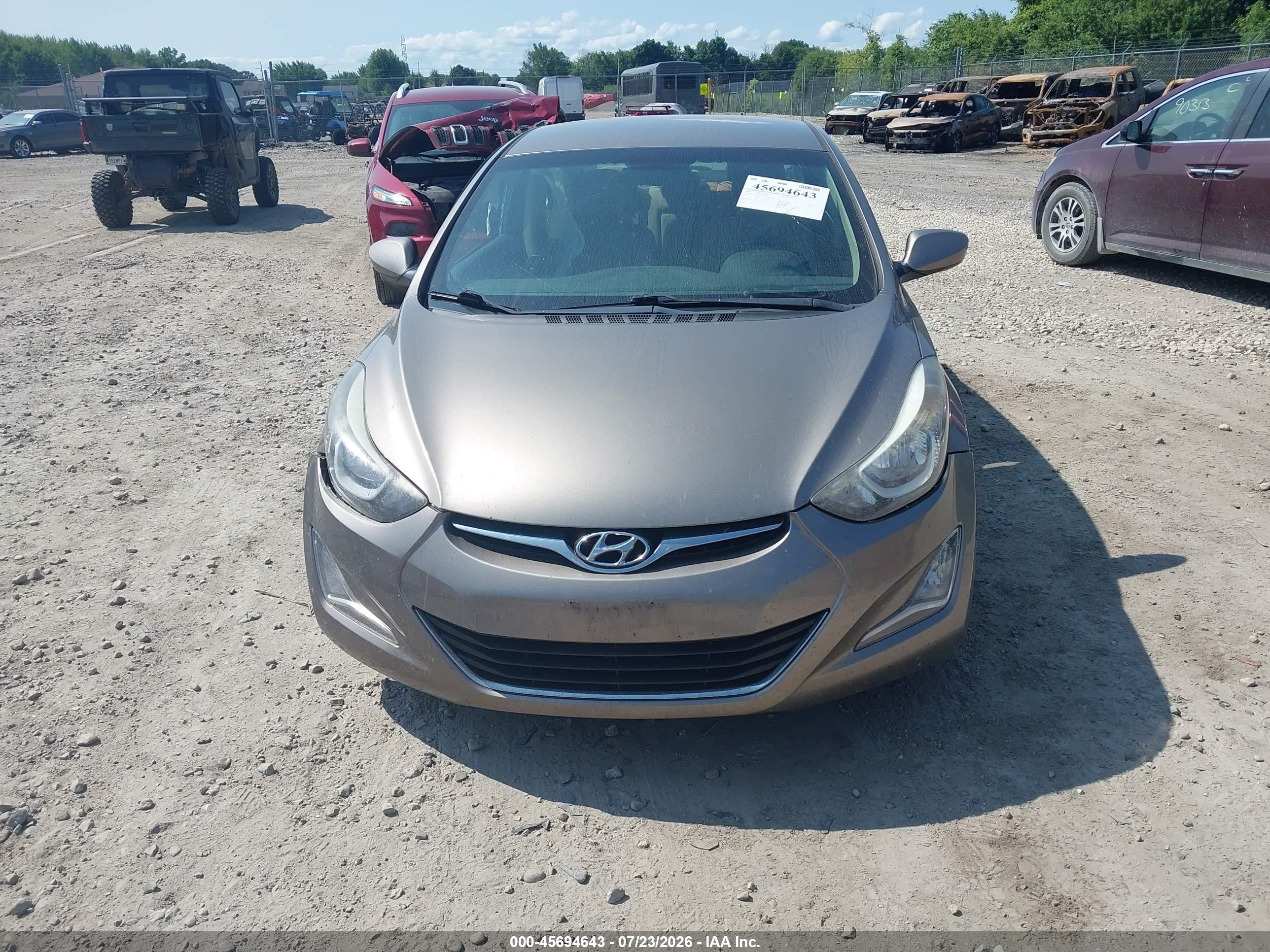 2014 Hyundai Elantra Se Gold vin: 5NPDH4AE6EH516255