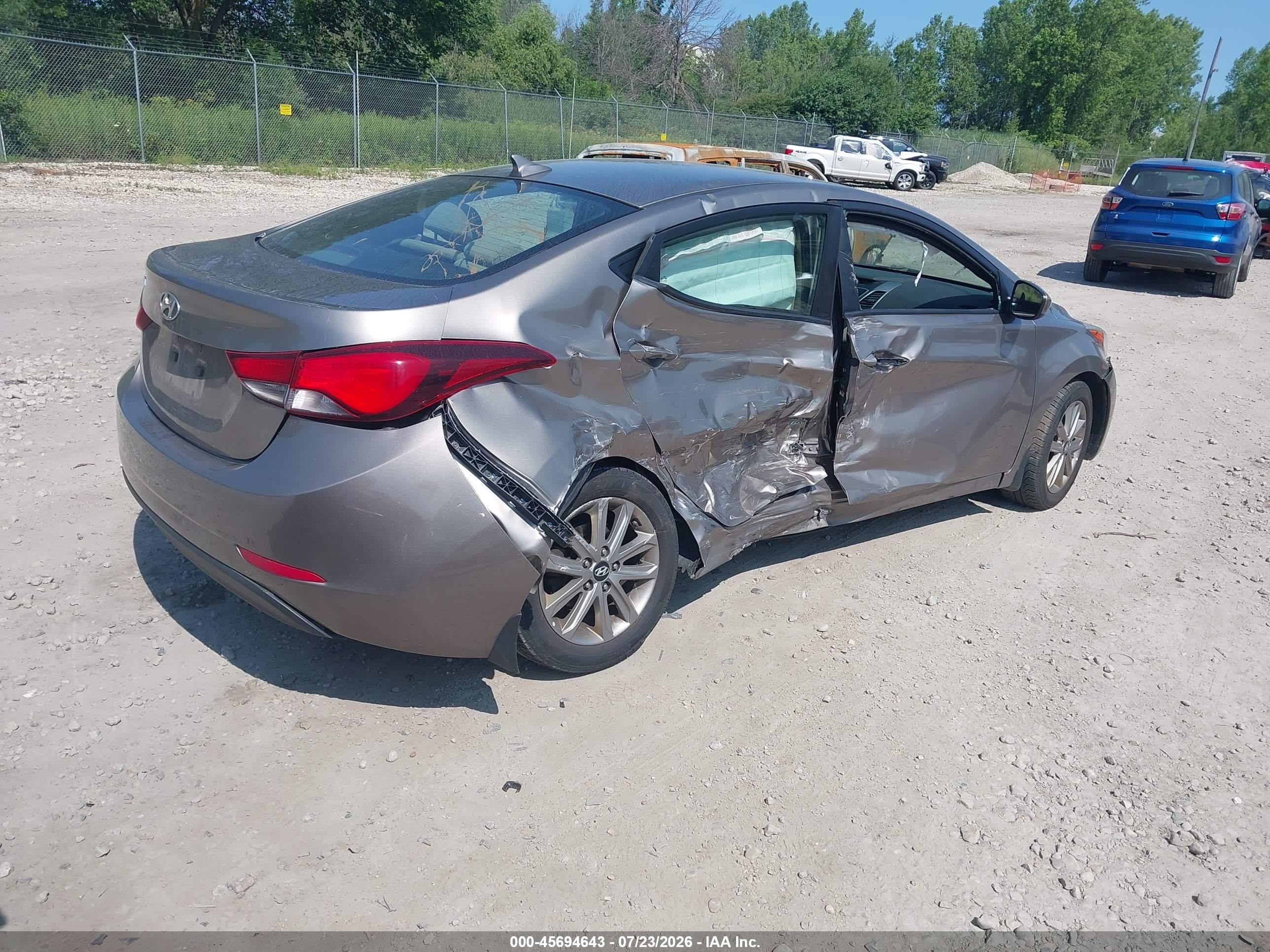 2014 Hyundai Elantra Se Gold vin: 5NPDH4AE6EH516255