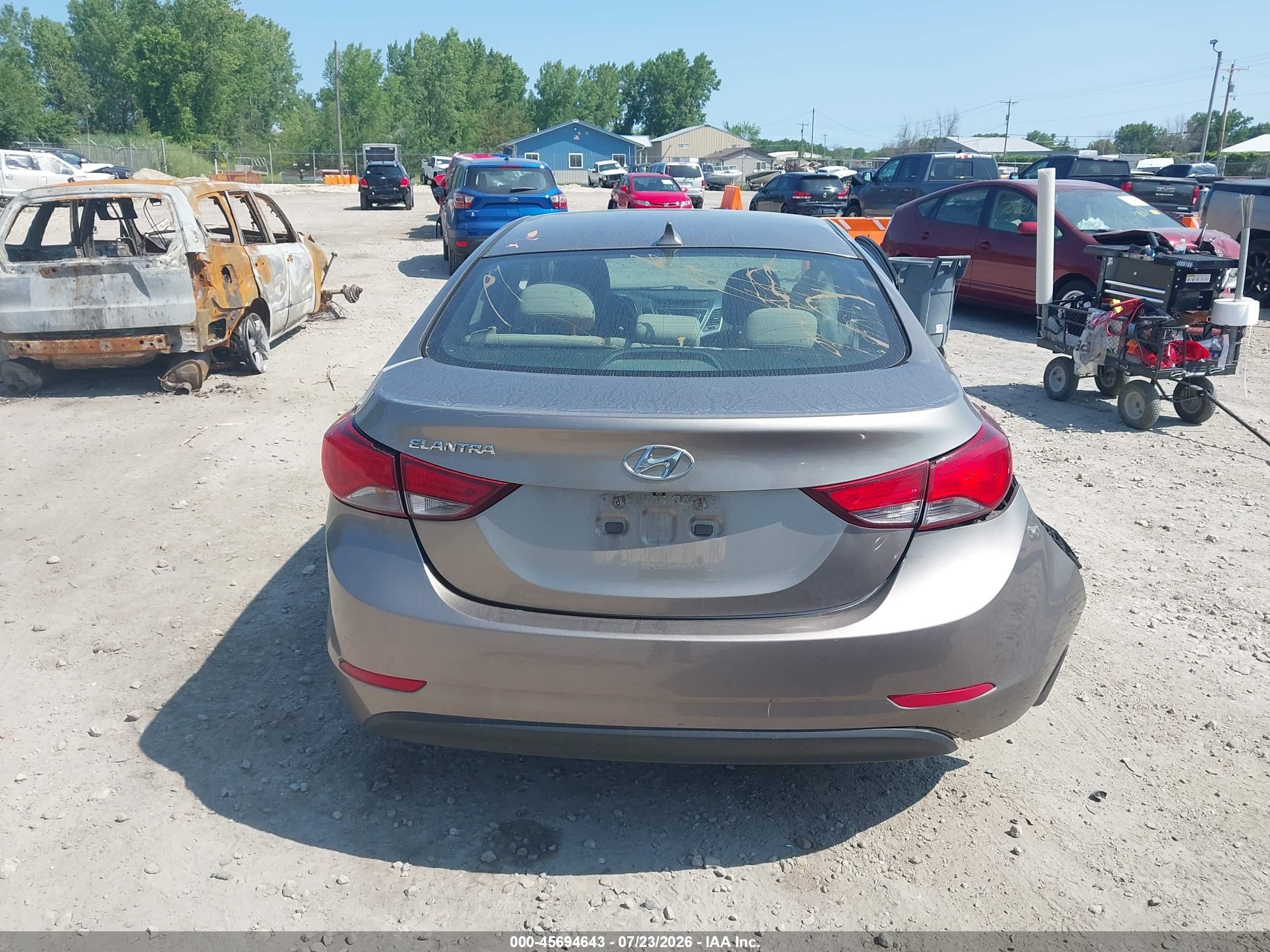 2014 Hyundai Elantra Se Gold vin: 5NPDH4AE6EH516255