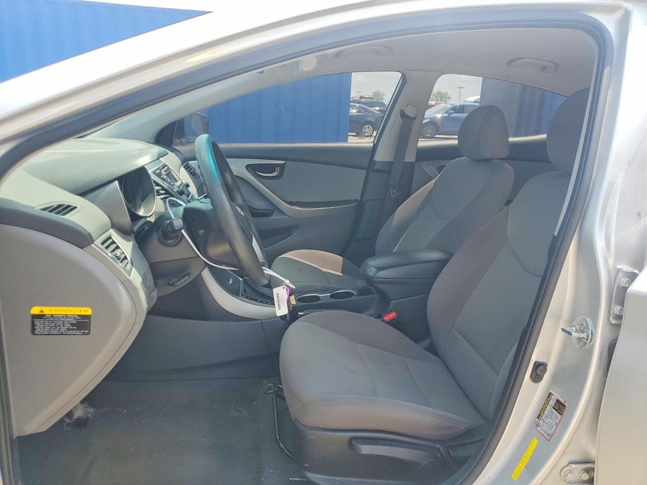 2014 Hyundai Elantra Se Silver vin: 5NPDH4AE6EH517440