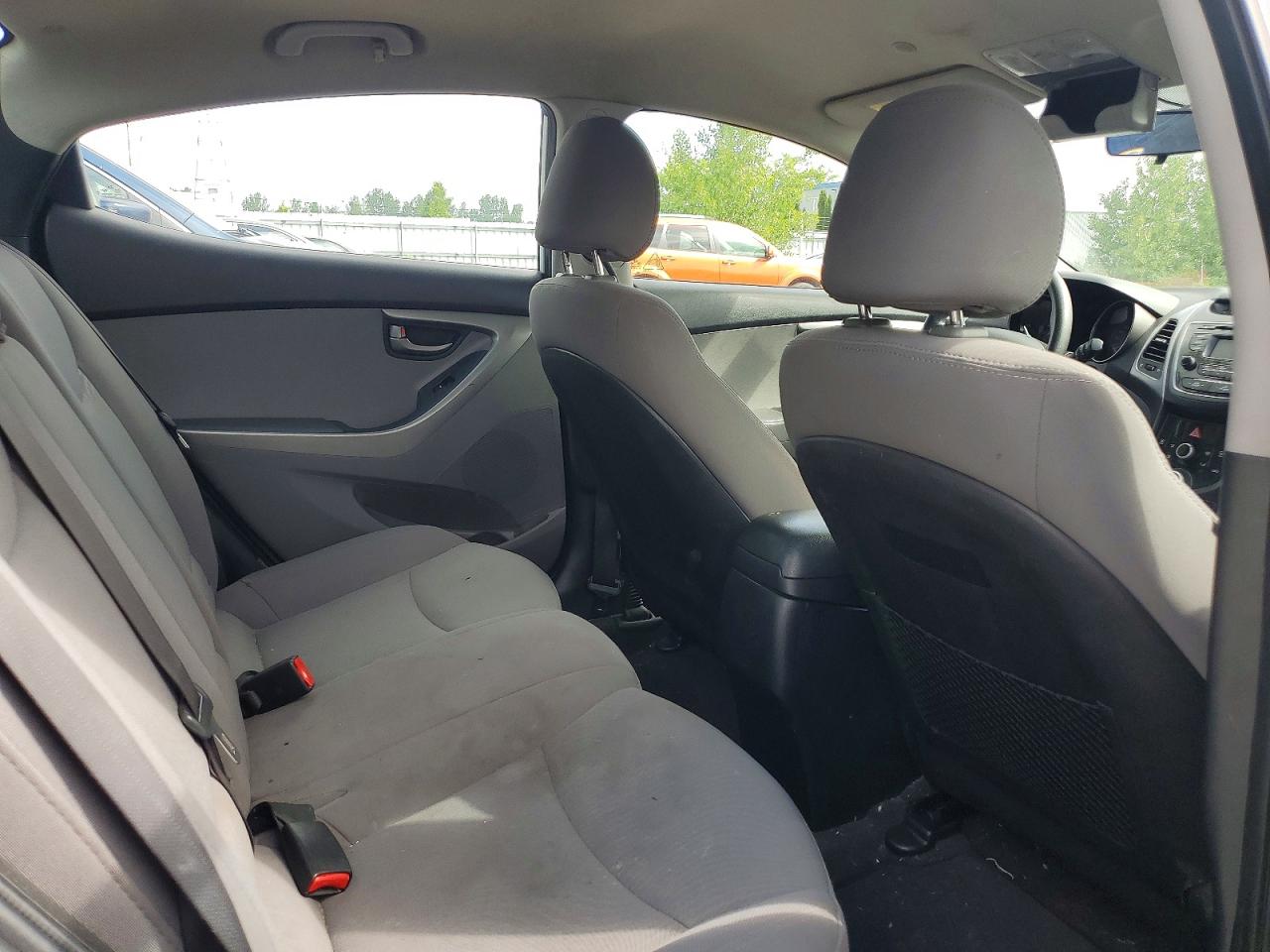 2014 Hyundai Elantra Se White vin: 5NPDH4AE6EH519009