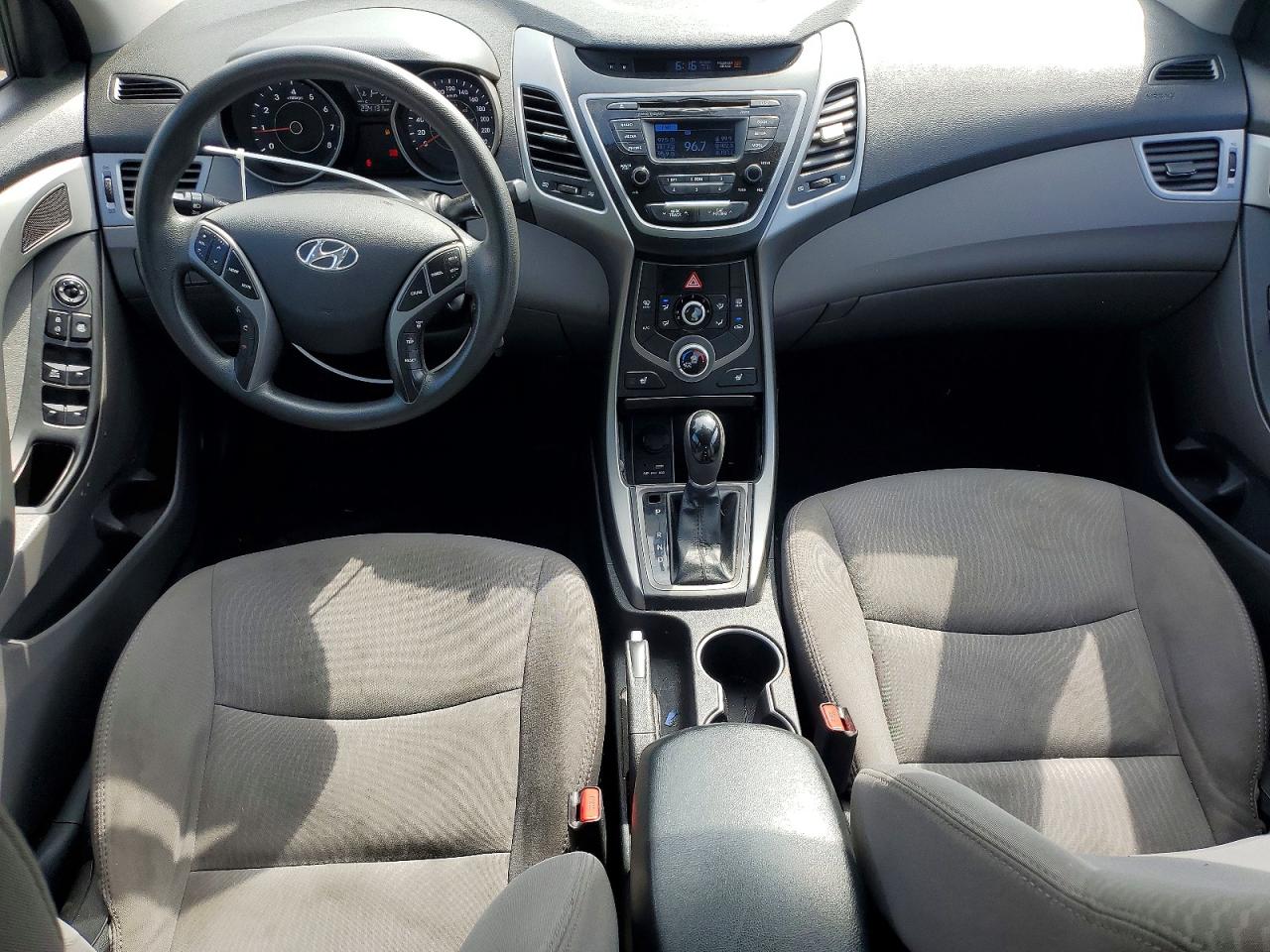 2014 Hyundai Elantra Se White vin: 5NPDH4AE6EH519009