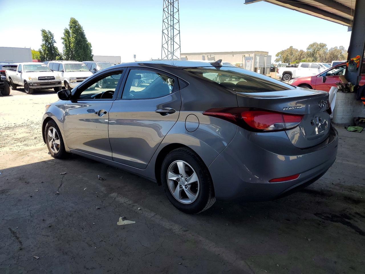 2014 Hyundai Elantra Se Silver vin: 5NPDH4AE6EH521584