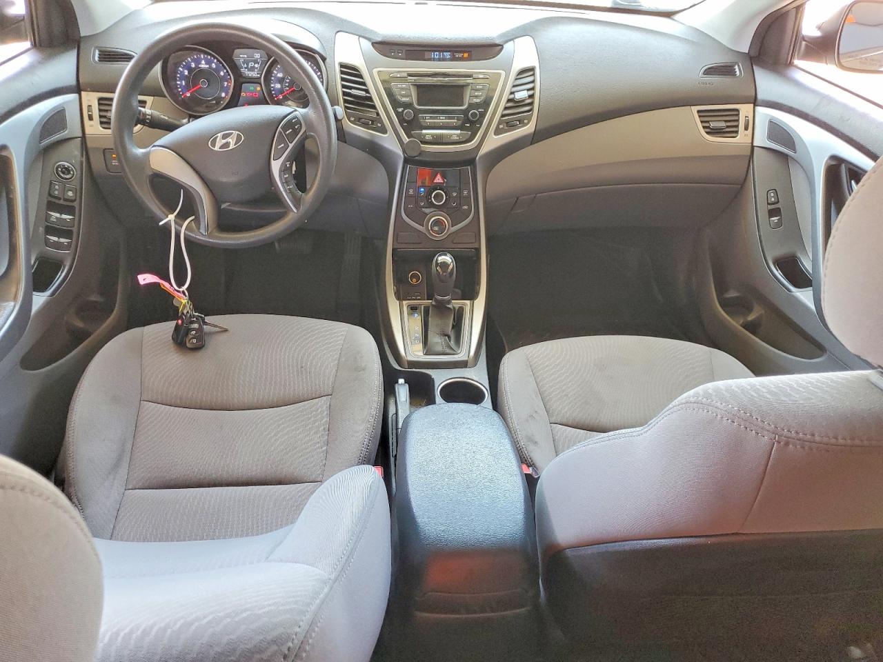 2014 Hyundai Elantra Se Silver vin: 5NPDH4AE6EH521584