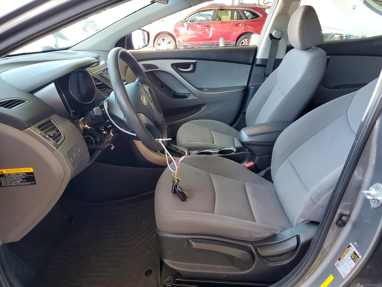 2014 Hyundai Elantra Se Silver vin: 5NPDH4AE6EH521584