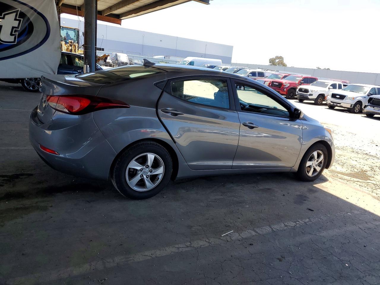 2014 Hyundai Elantra Se Silver vin: 5NPDH4AE6EH521584