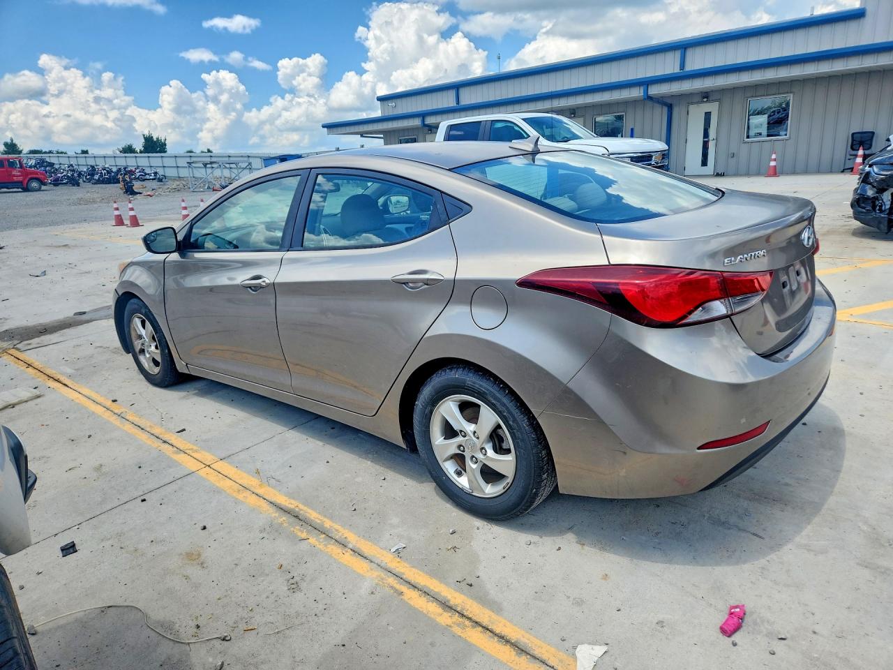 2014 Hyundai Elantra Se Коричневый vin: 5NPDH4AE6EH530091
