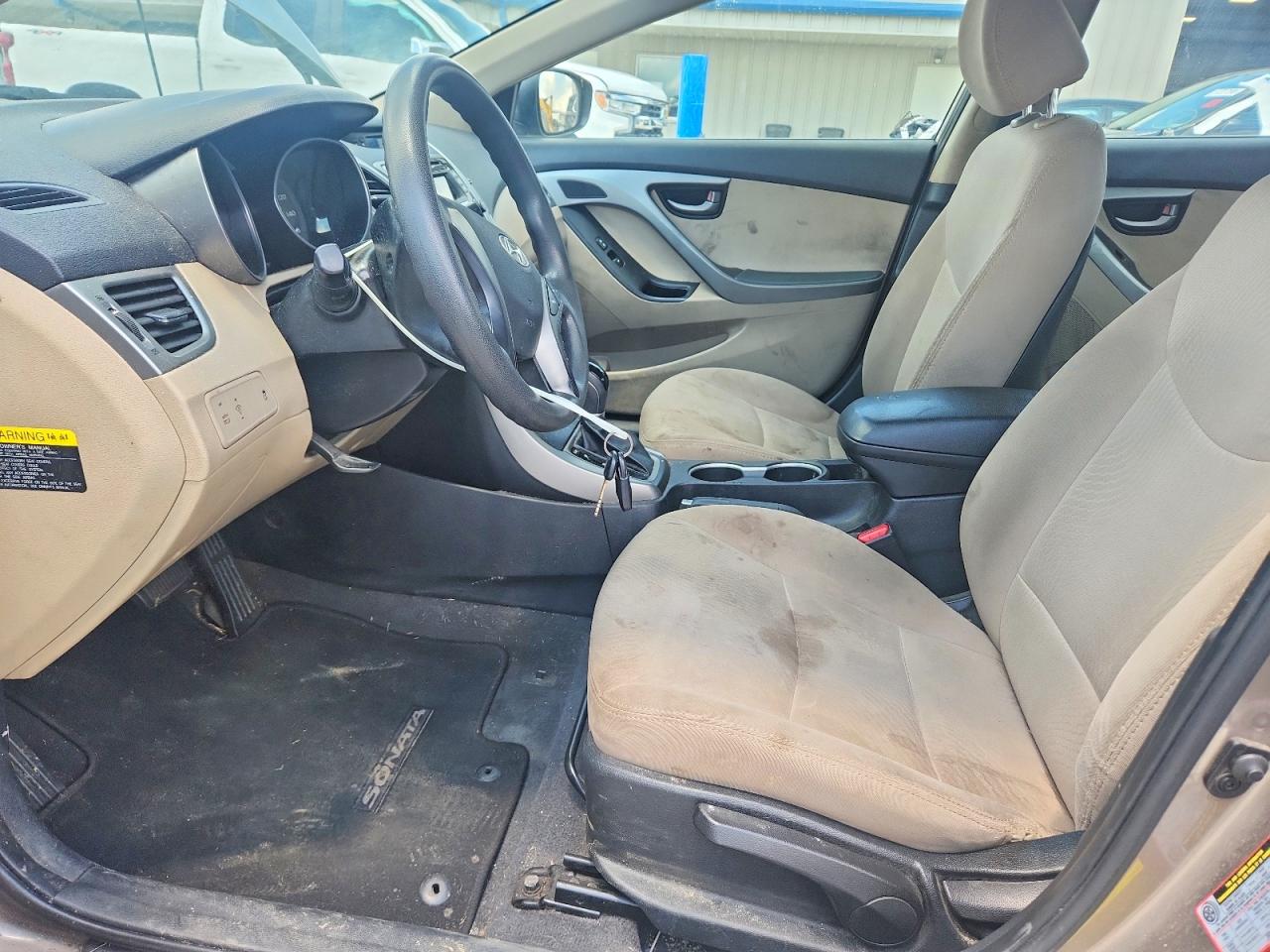 2014 Hyundai Elantra Se Коричневый vin: 5NPDH4AE6EH530091