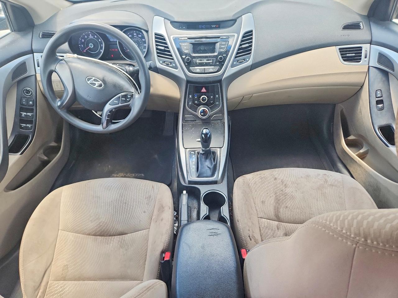 2014 Hyundai Elantra Se Коричневый vin: 5NPDH4AE6EH530091