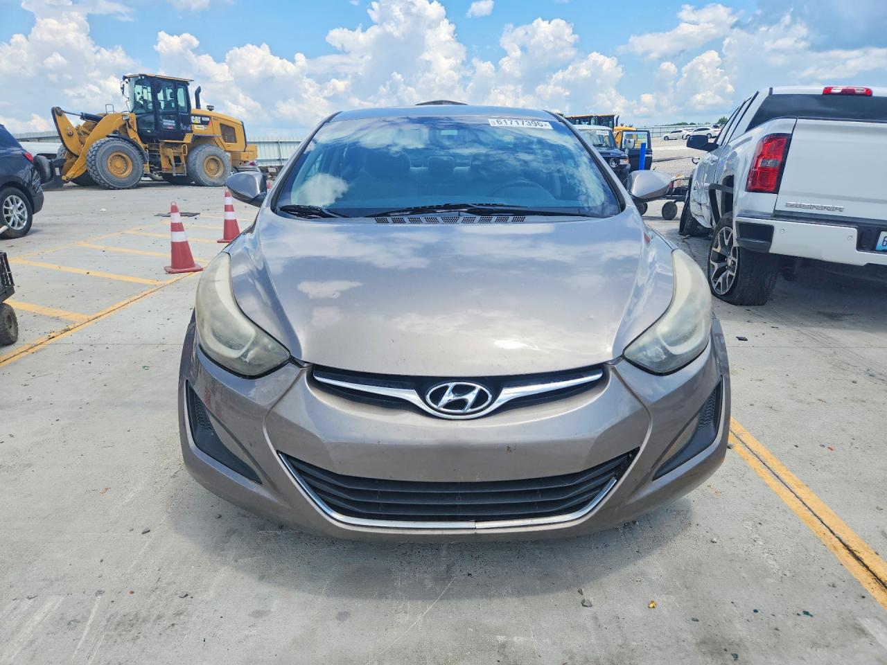 2014 Hyundai Elantra Se Коричневый vin: 5NPDH4AE6EH530091