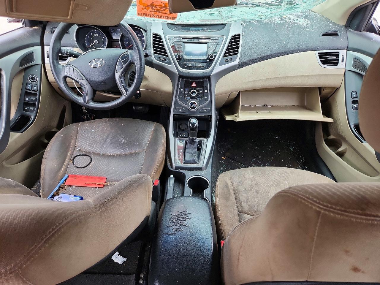 2014 Hyundai Elantra Se Red vin: 5NPDH4AE6EH531905