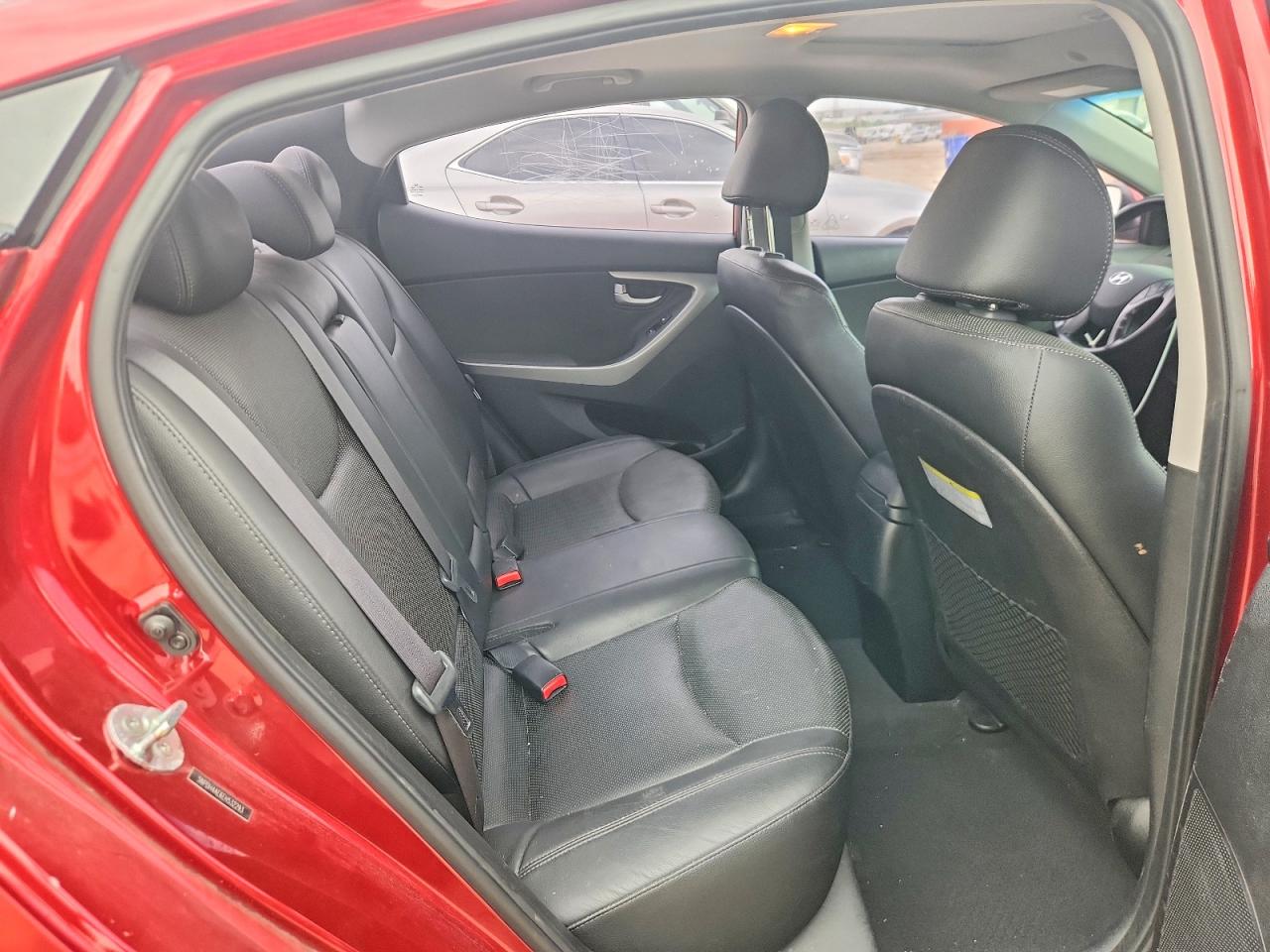 2014 Hyundai Elantra Limited Red vin: 5NPDH4AE6EH532293