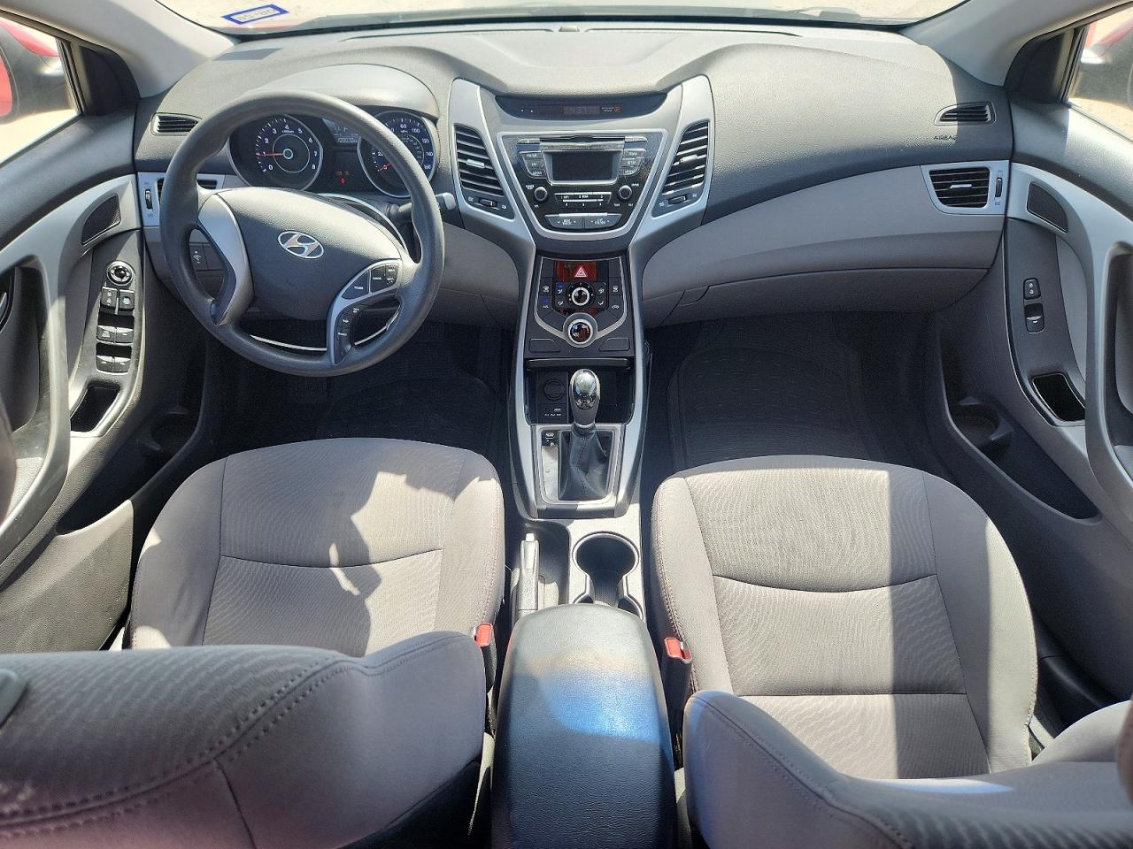 2014 Hyundai Elantra Se Red vin: 5NPDH4AE6EH534674